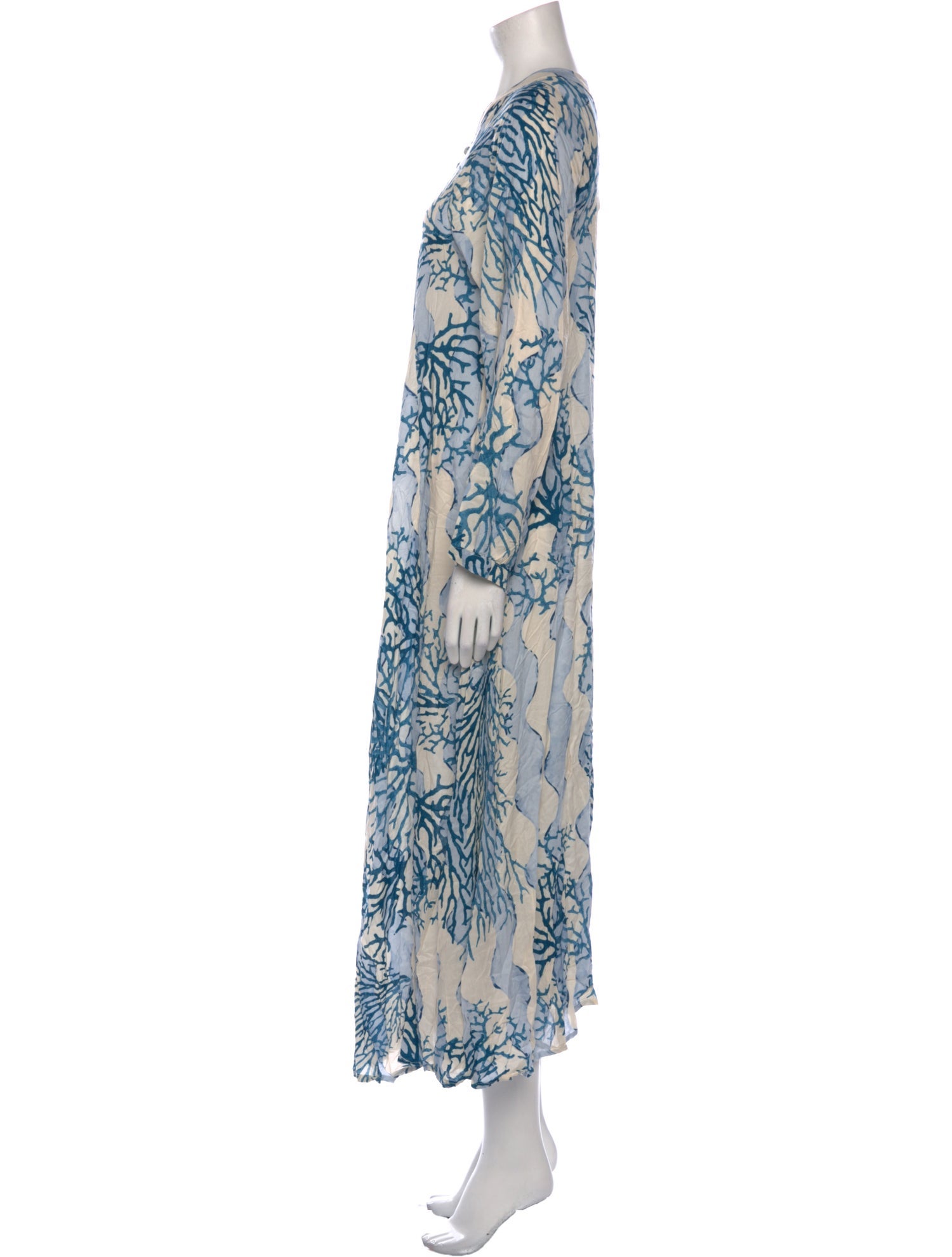 Natalie Martin Printed Long Dress