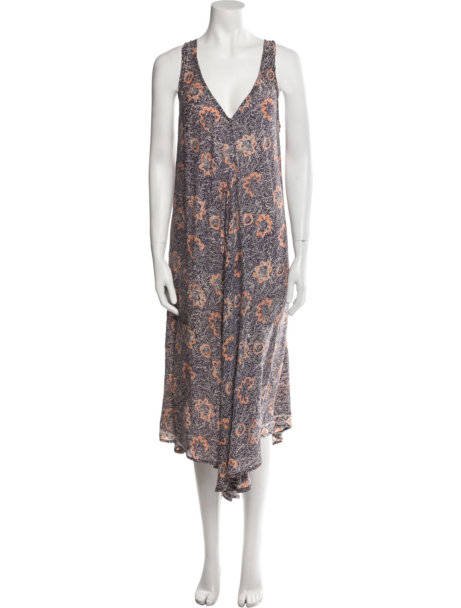 Natalie Martin Silk Long Dress