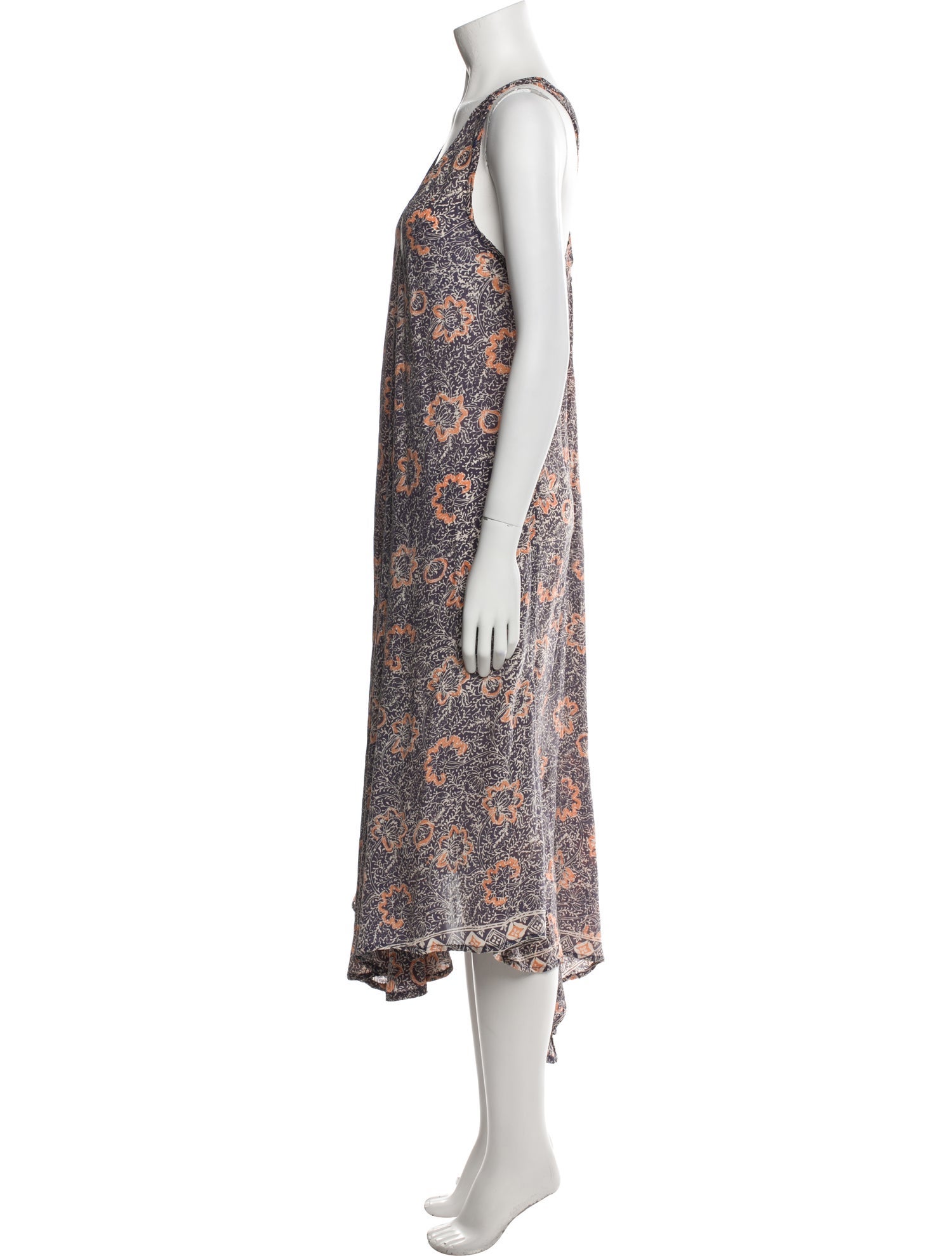 Natalie Martin Silk Long Dress