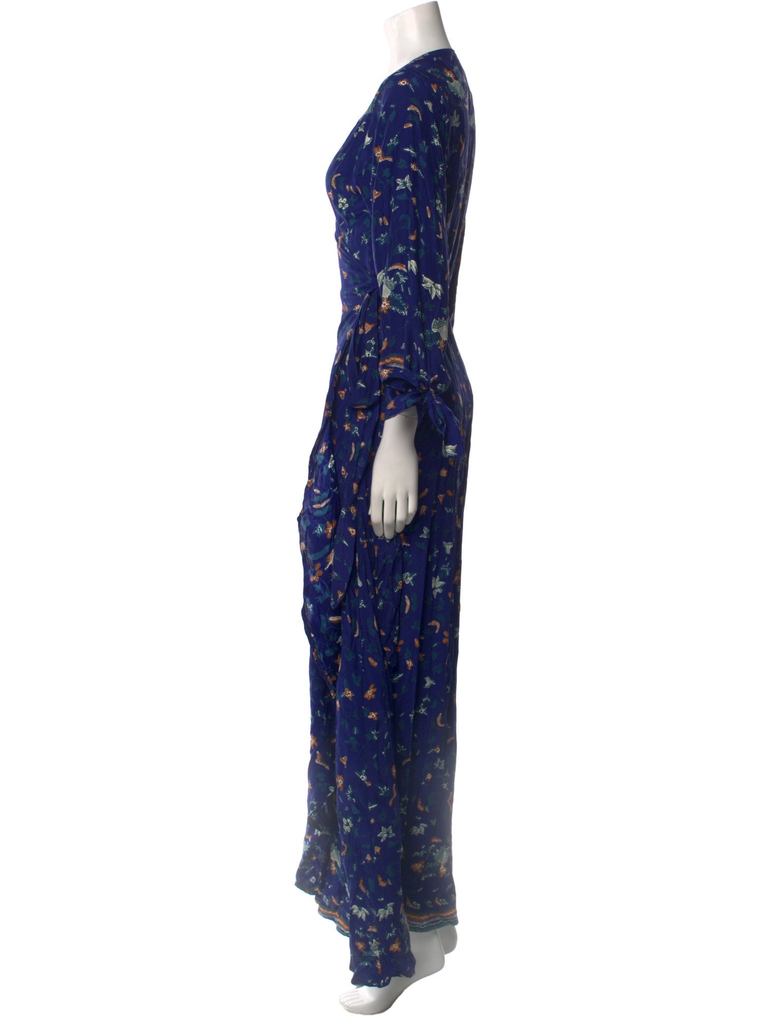 Natalie Martin Silk Long Dress