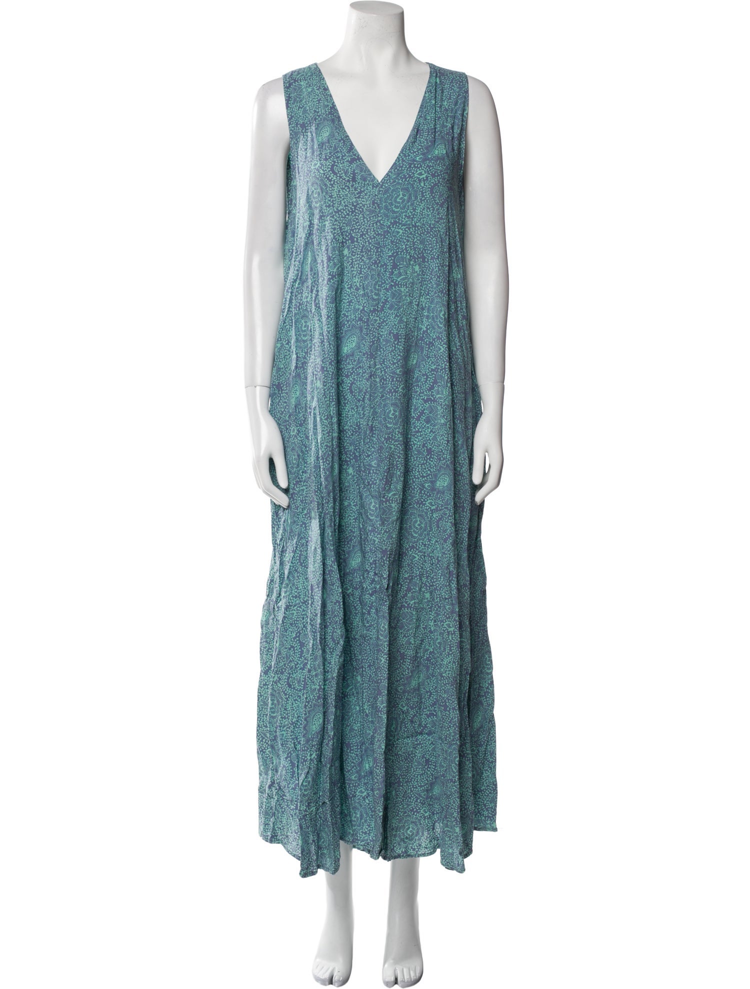 Natalie Martin Paisley Print Long Dress