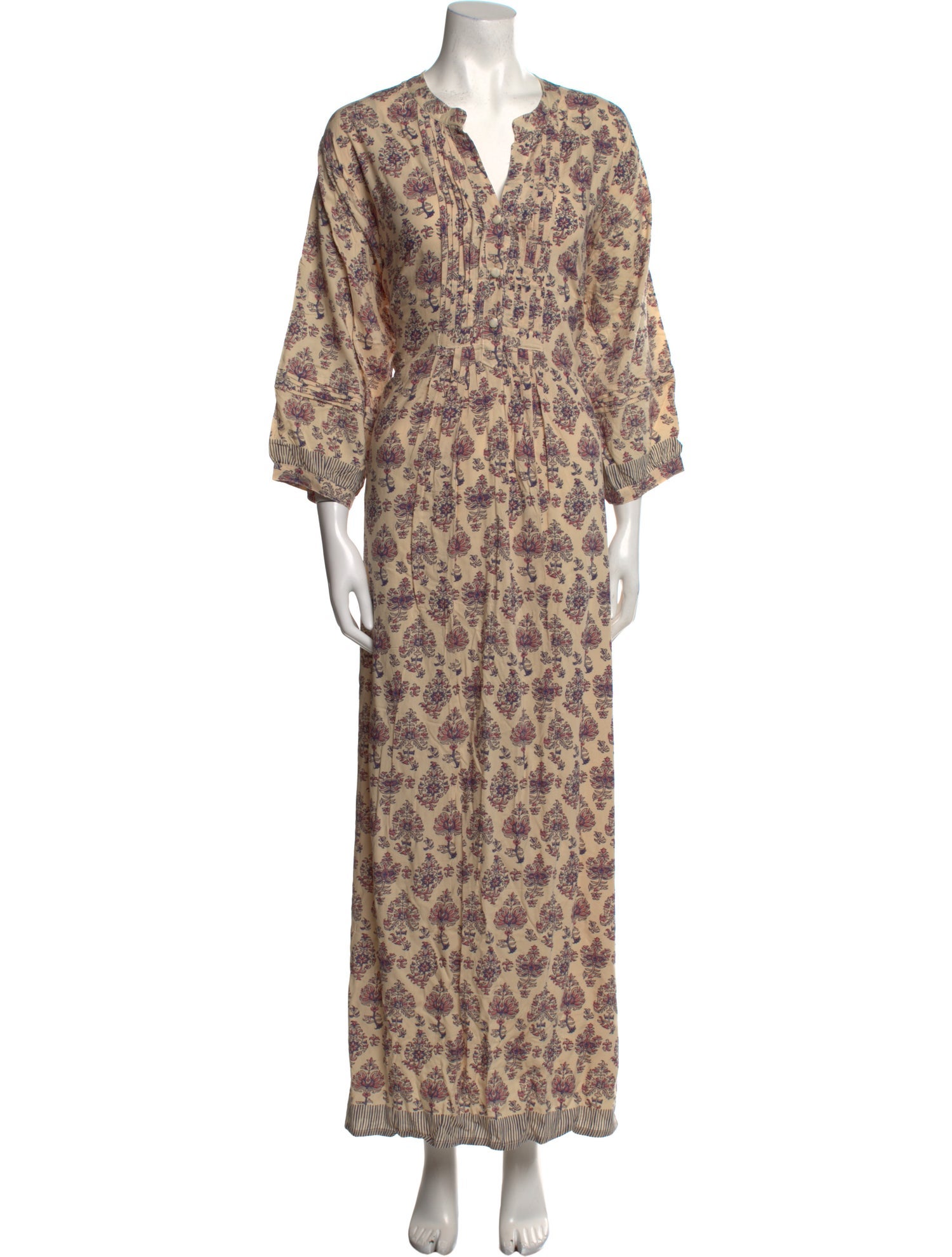 Natalie Martin Floral Print Long Dress