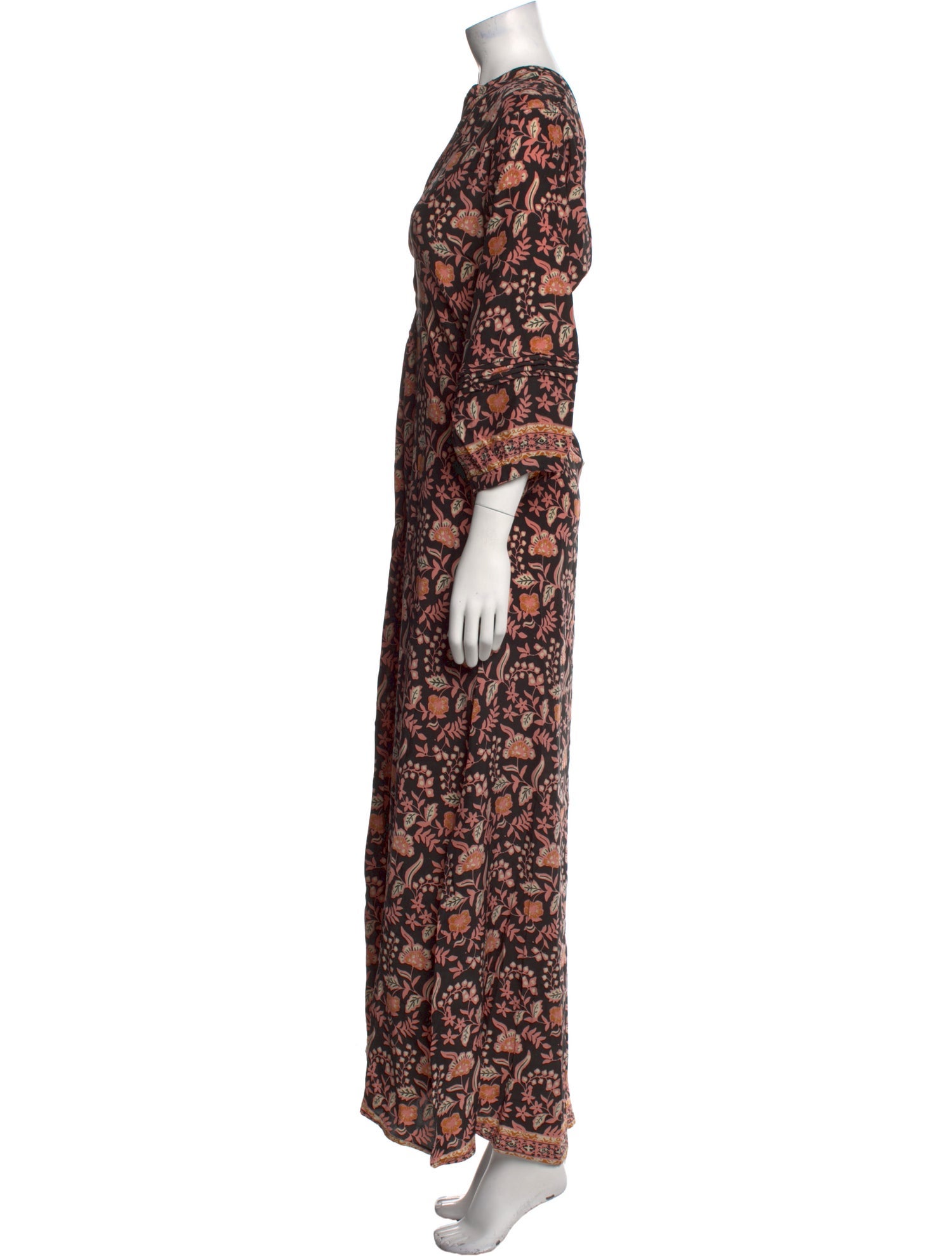 Natalie Martin Silk Long Dress