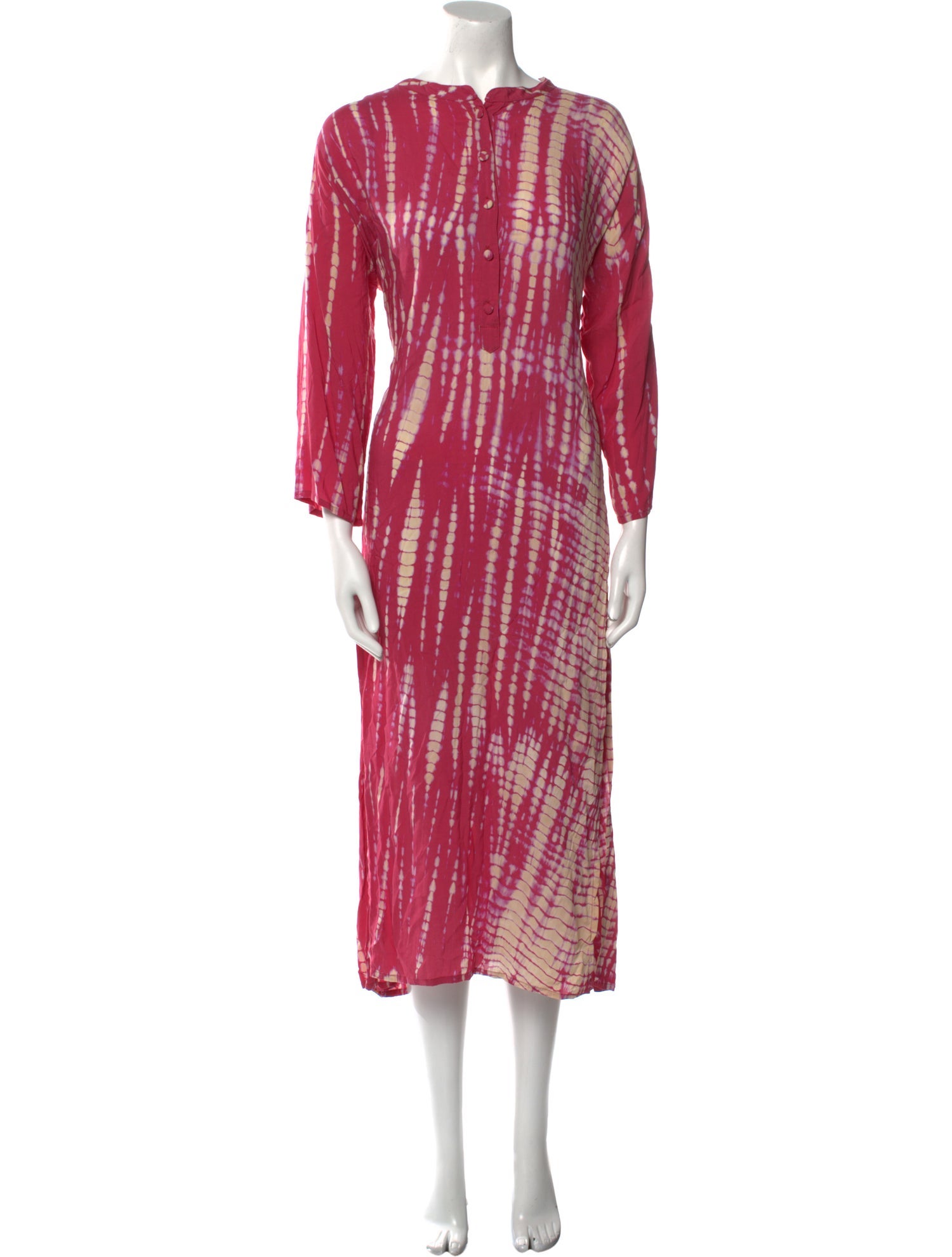 Natalie Martin Tie-Dye Print Long Dress