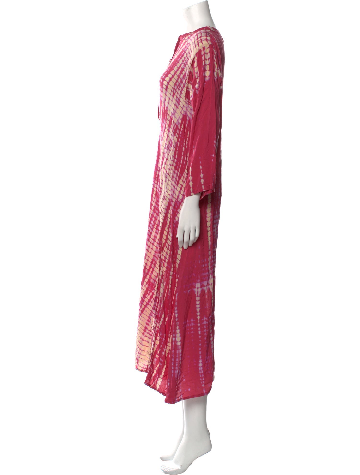 Natalie Martin Tie-Dye Print Long Dress