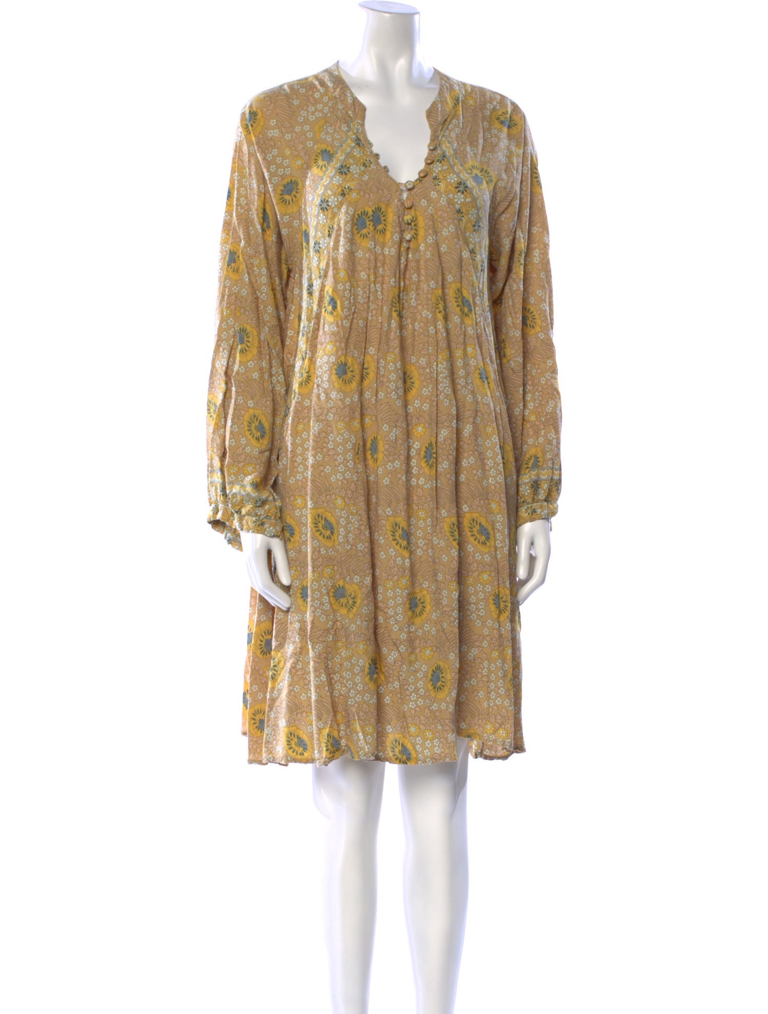 Natalie Martin Floral Print Mini Dress