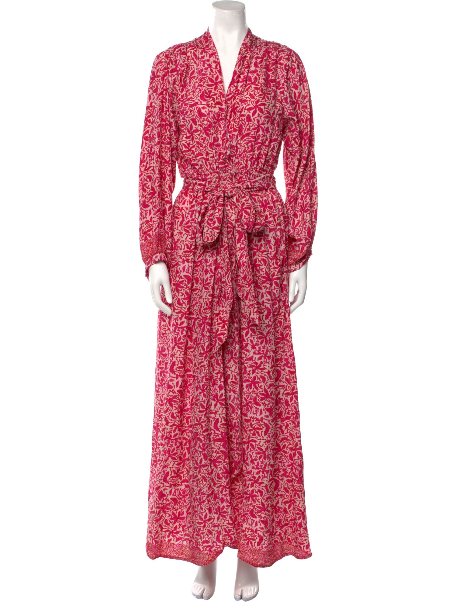 Natalie Martin Silk Long Dress