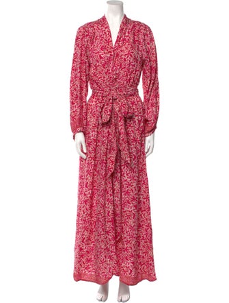Natalie Martin Silk Long Dress