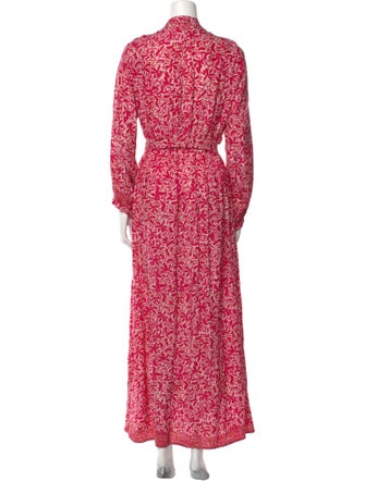 Natalie Martin Silk Long Dress
