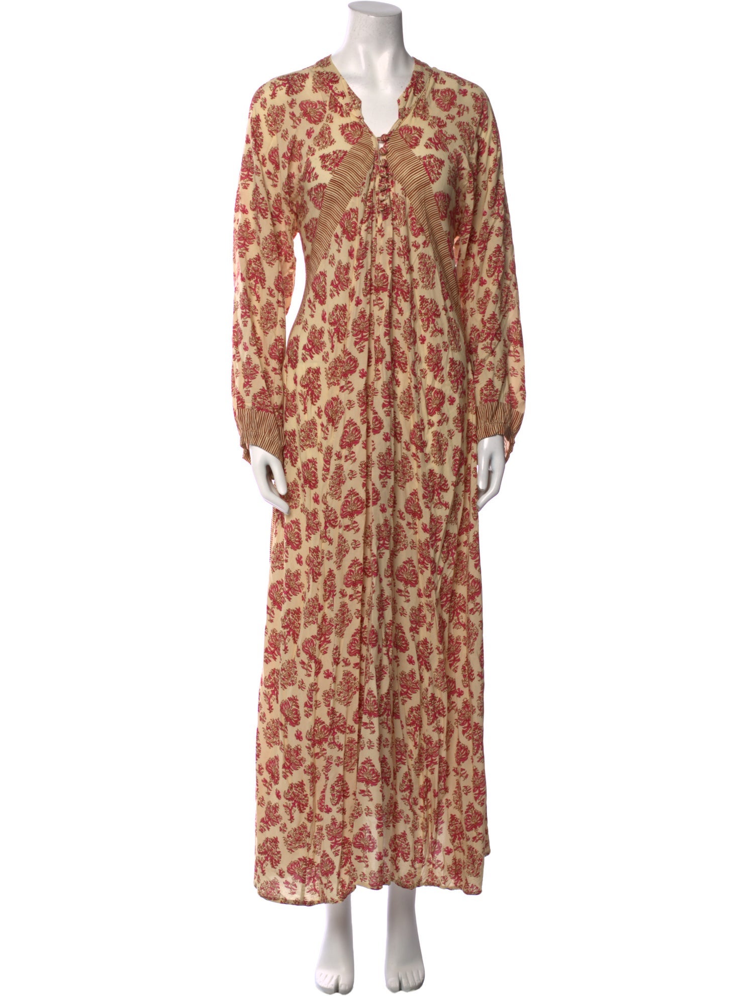 Natalie Martin Floral Print Long Dress