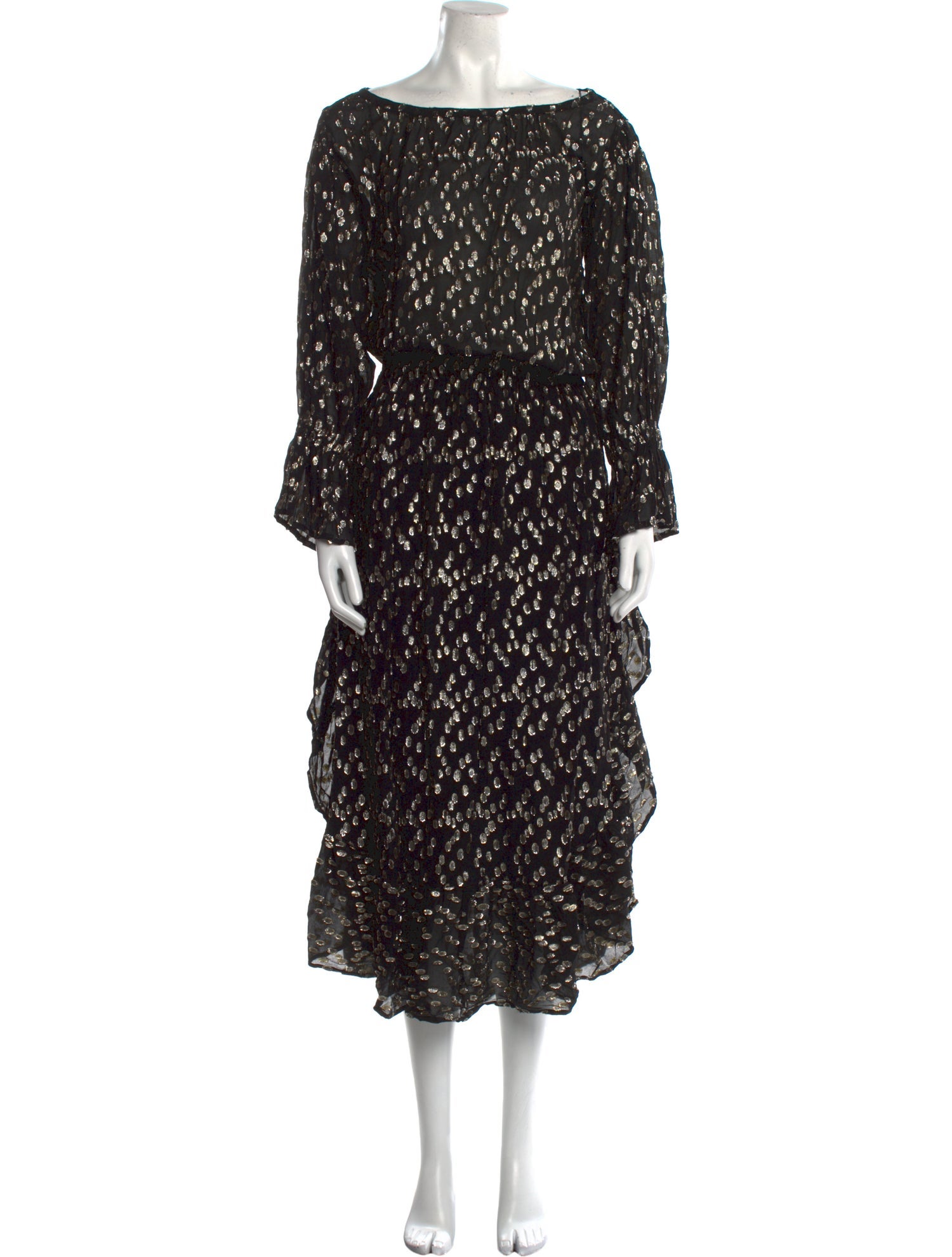 Natalie Martin Printed Long Dress