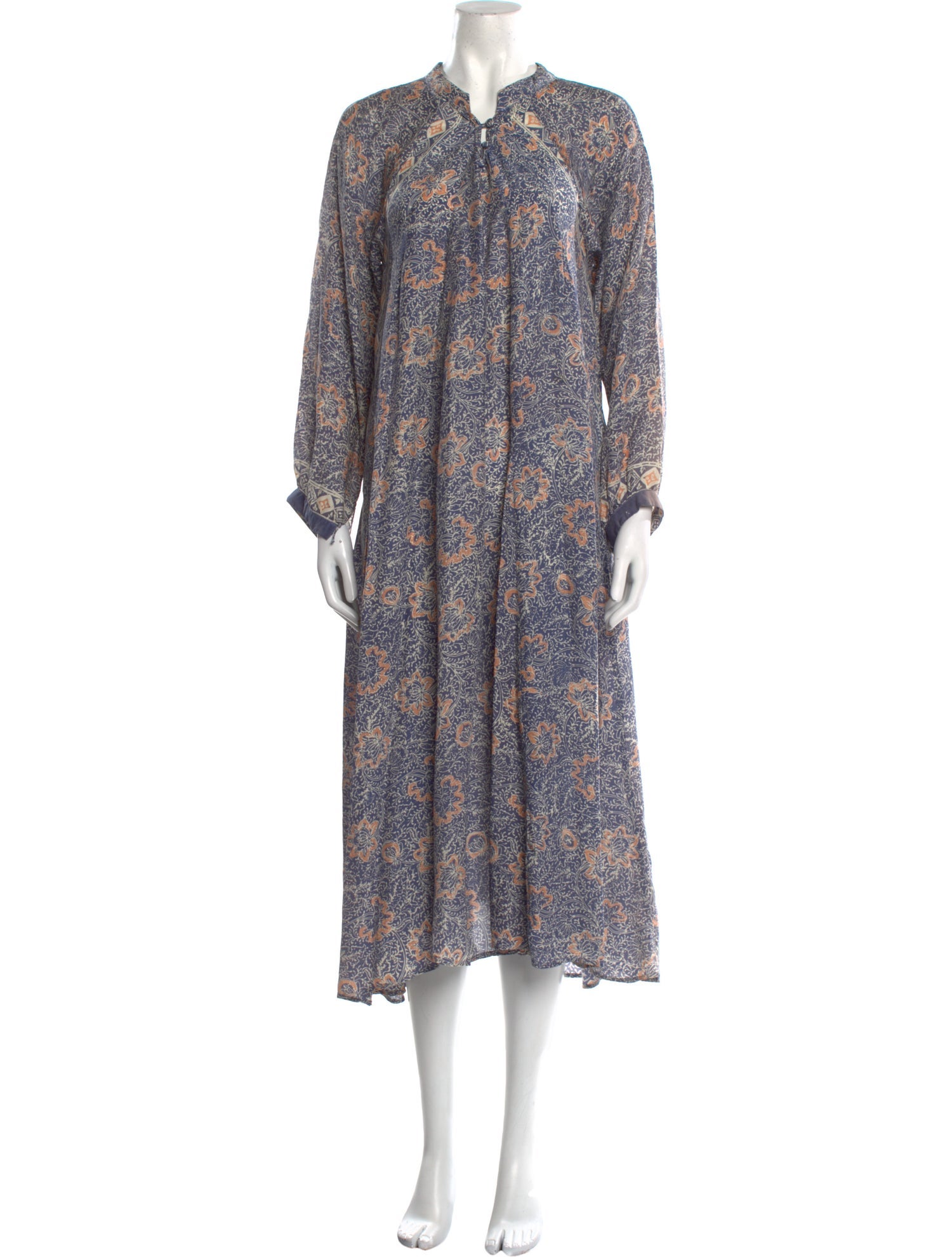Natalie Martin Silk Long Dress