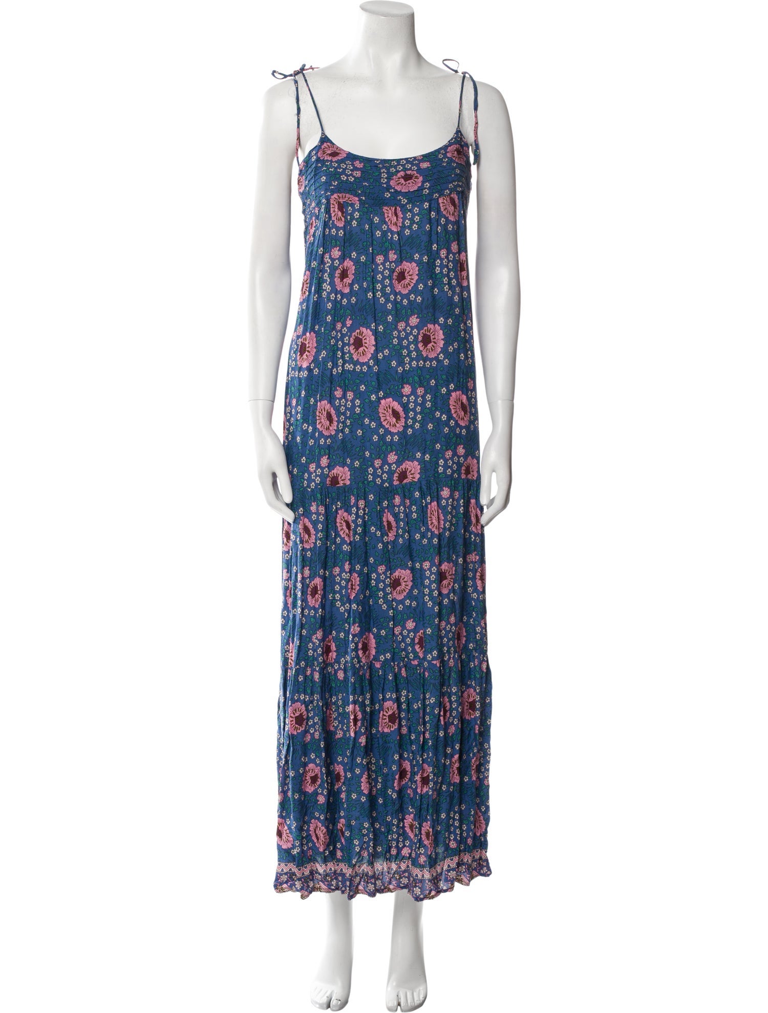 Natalie Martin Floral Print Long Dress