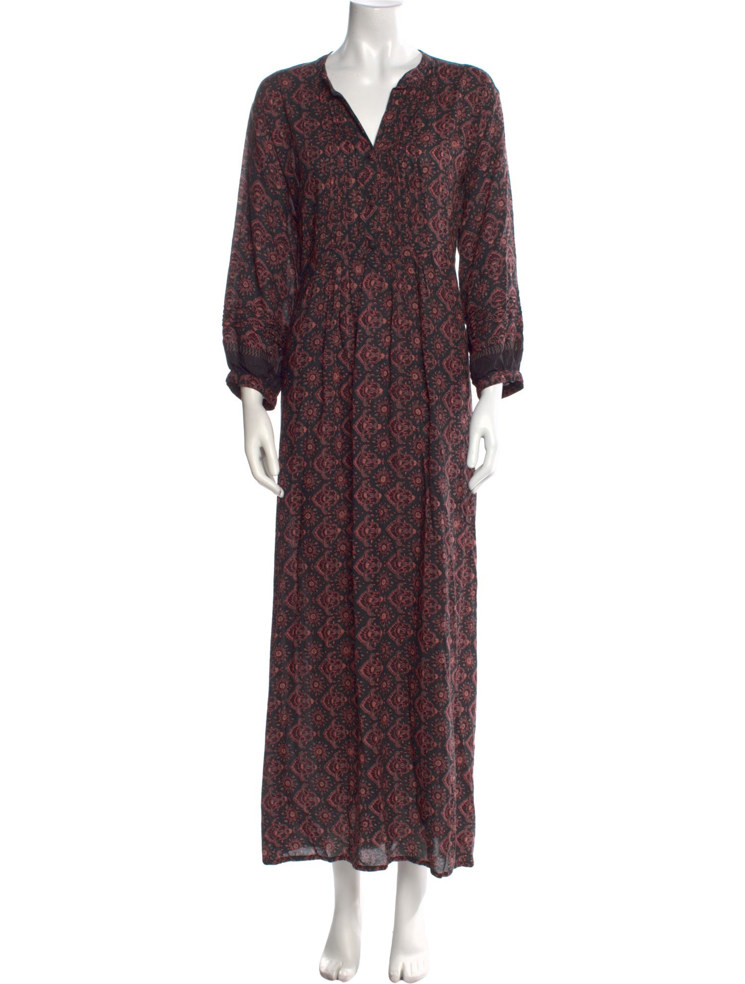 Natalie Martin Floral Print Long Dress