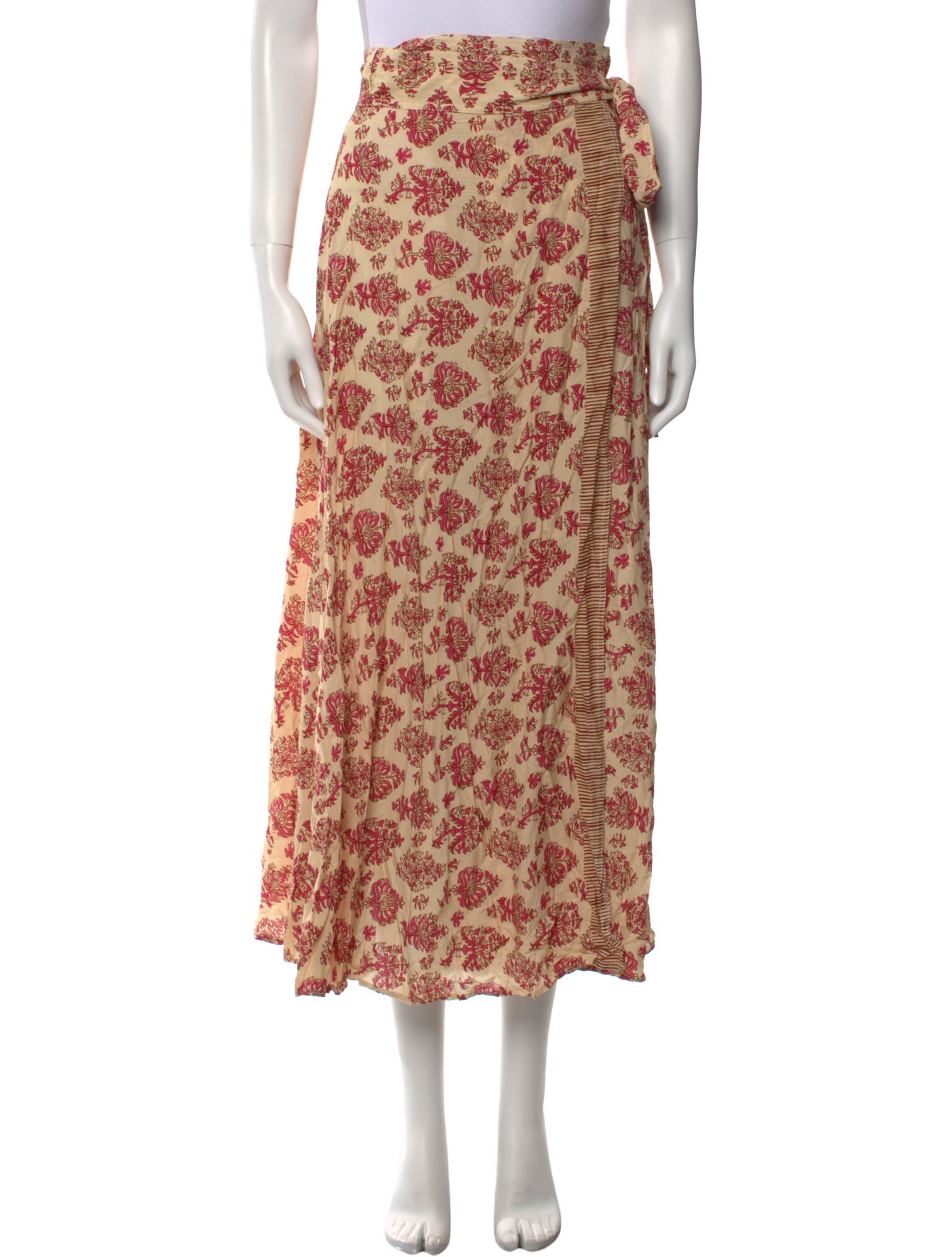 Natalie Martin Printed Midi Length Skirt