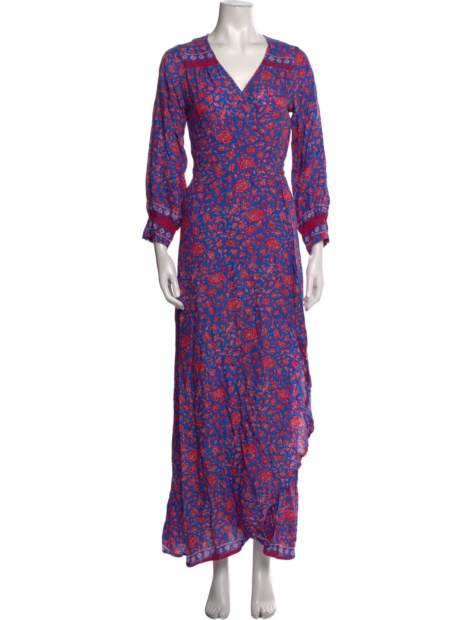Natalie Martin Floral Print Long Dress