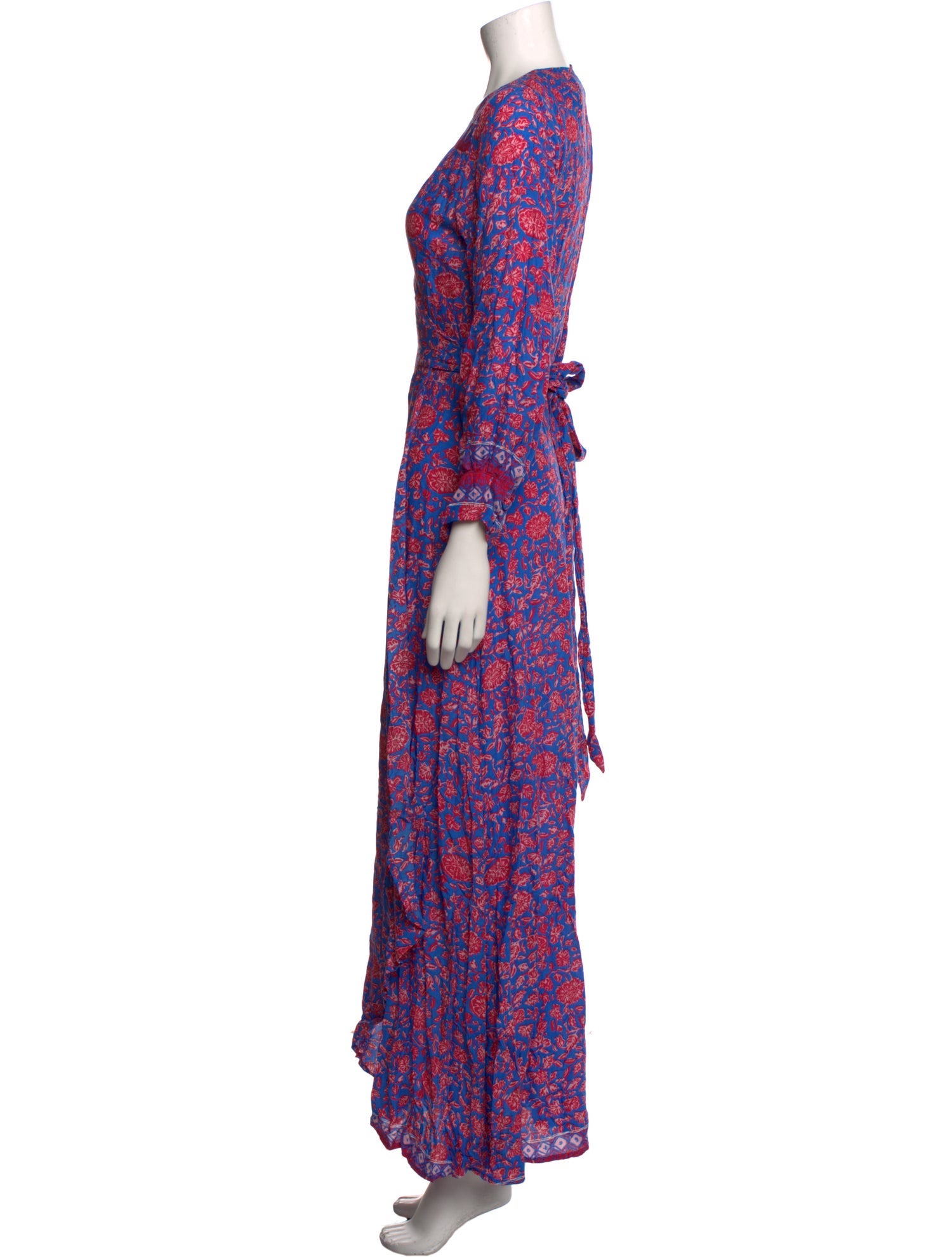 Natalie Martin Floral Print Long Dress