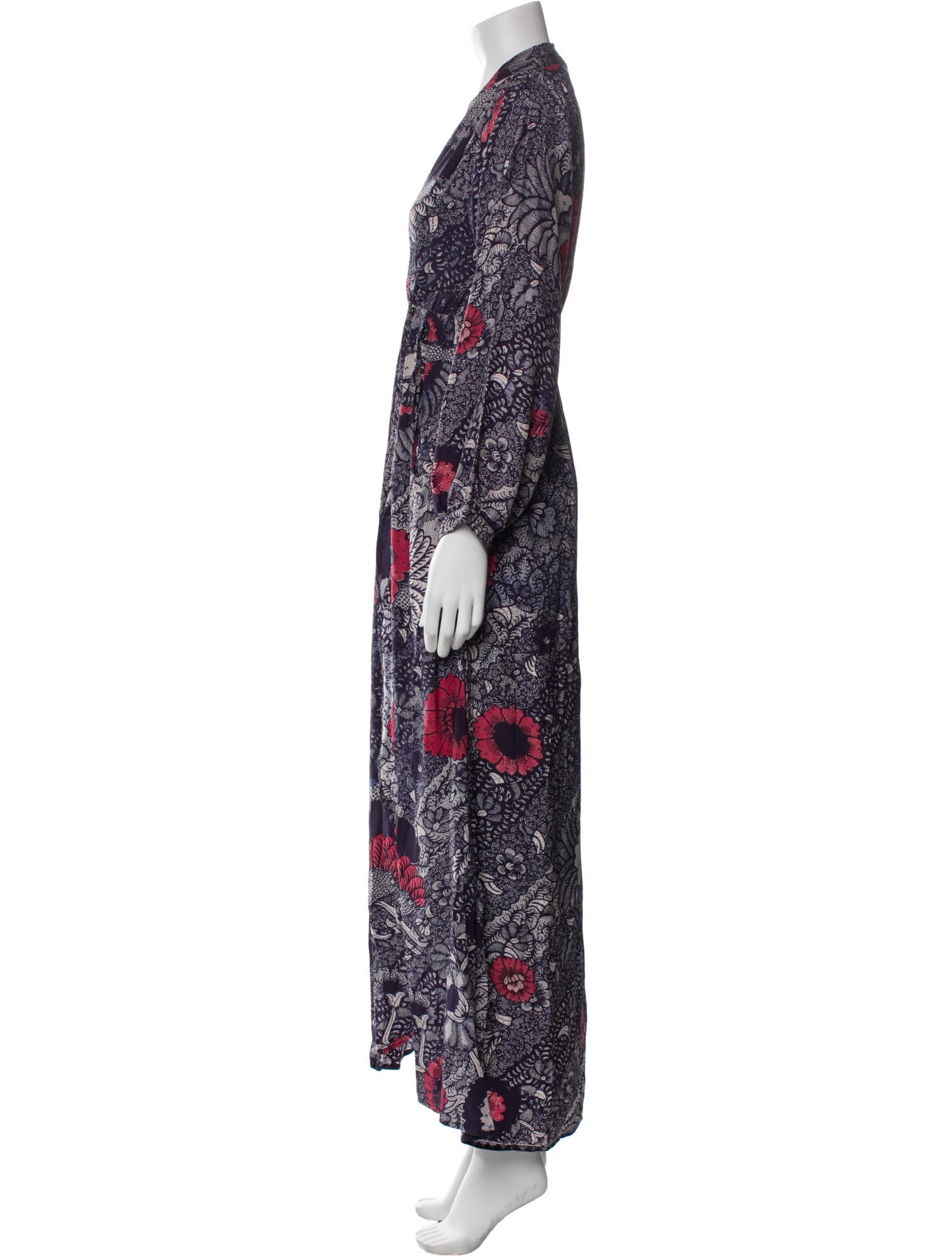 Natalie Martin Silk Long Dress