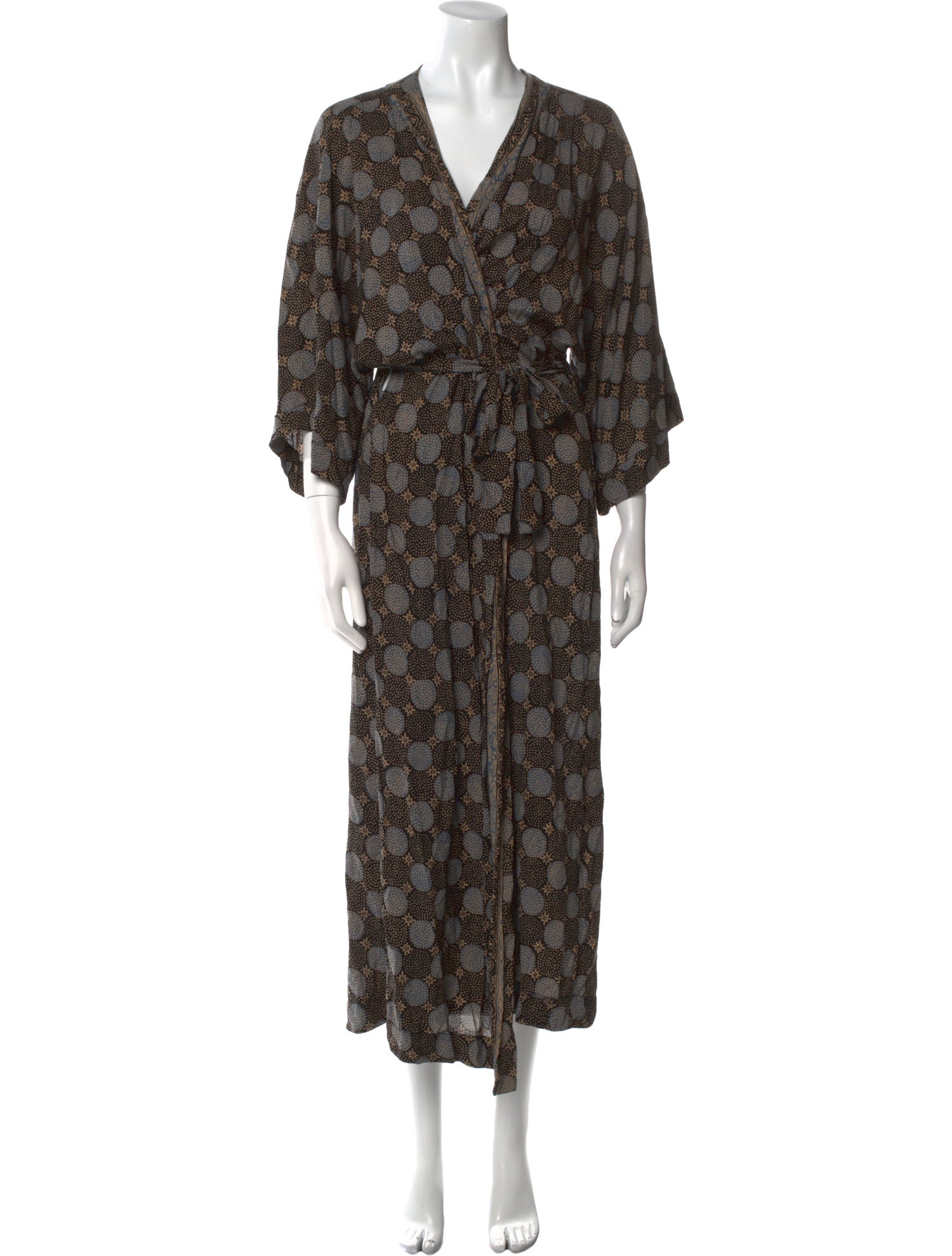 Natalie Martin Printed Long Dress