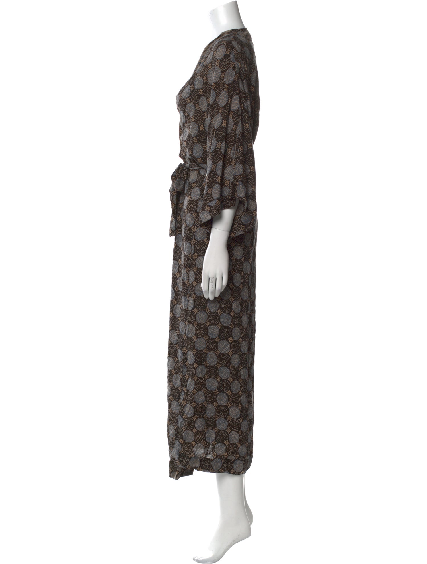 Natalie Martin Printed Long Dress
