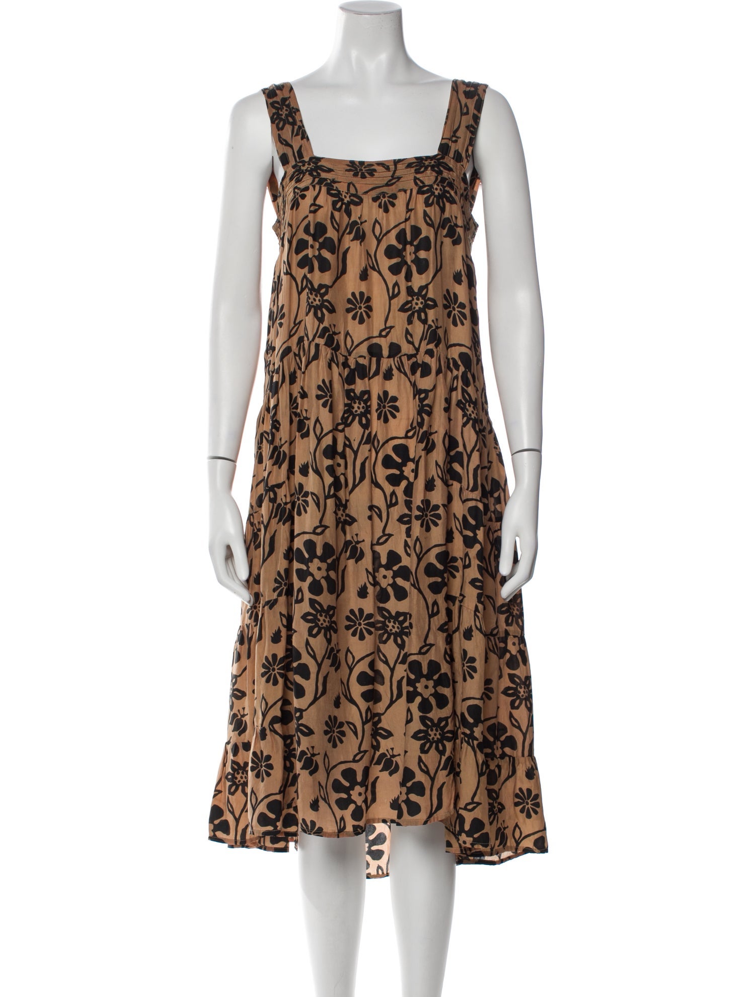 Natalie Martin Silk Midi Length Dress