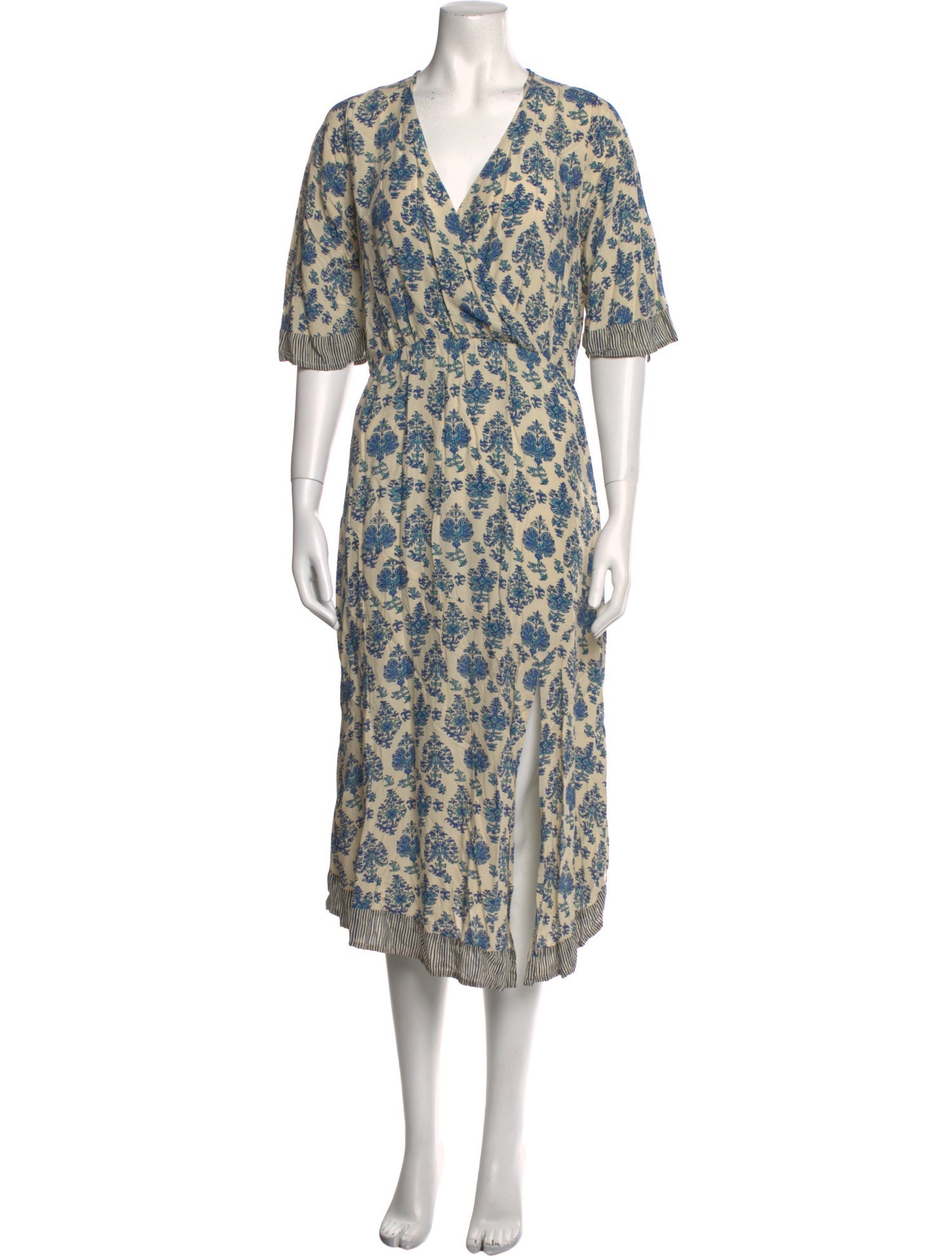 Natalie Martin Floral Print Midi Length Dress