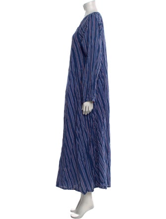 Natalie Martin Striped Long Dress