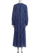 Natalie Martin Striped Long Dress