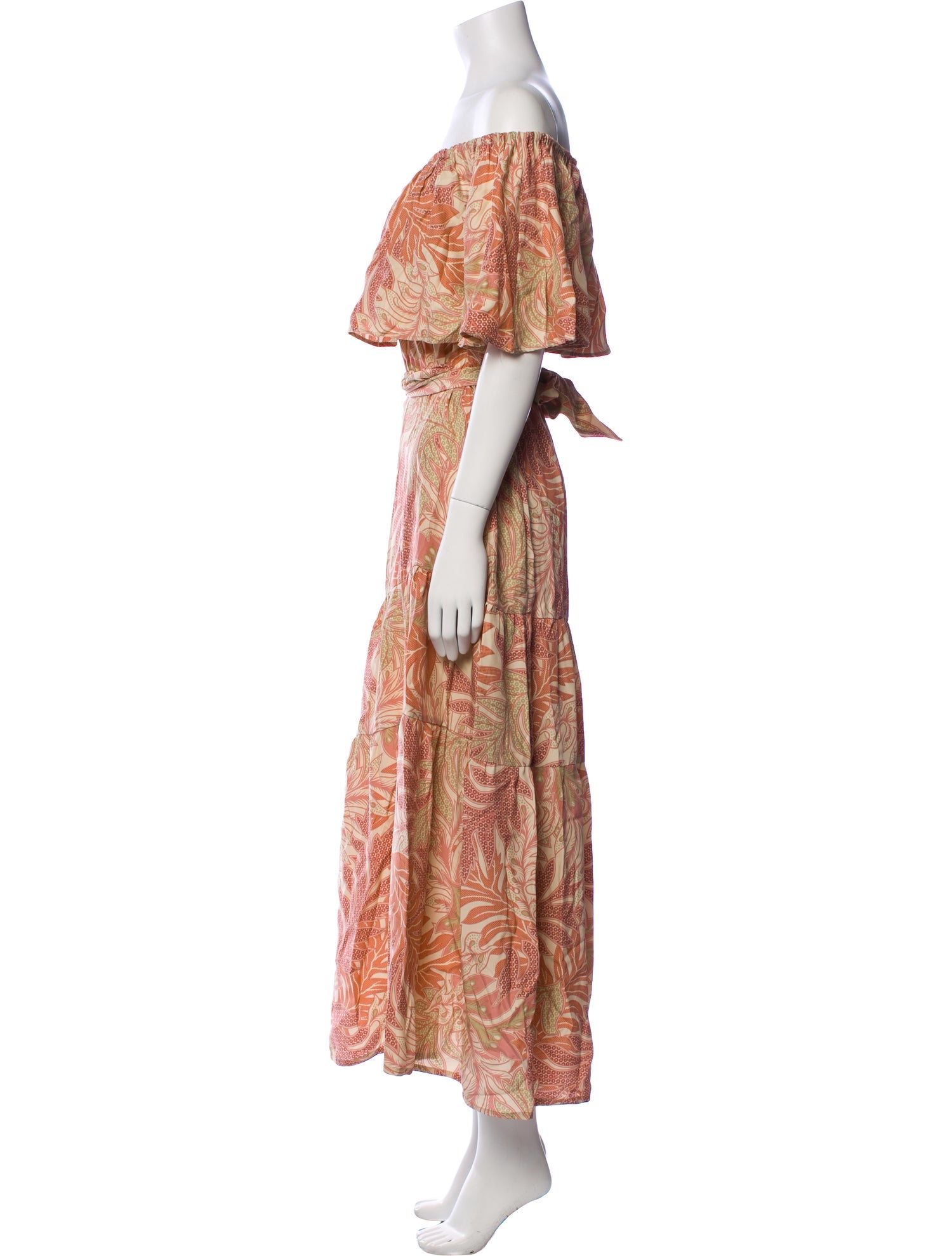 Natalie Martin Silk Long Dress