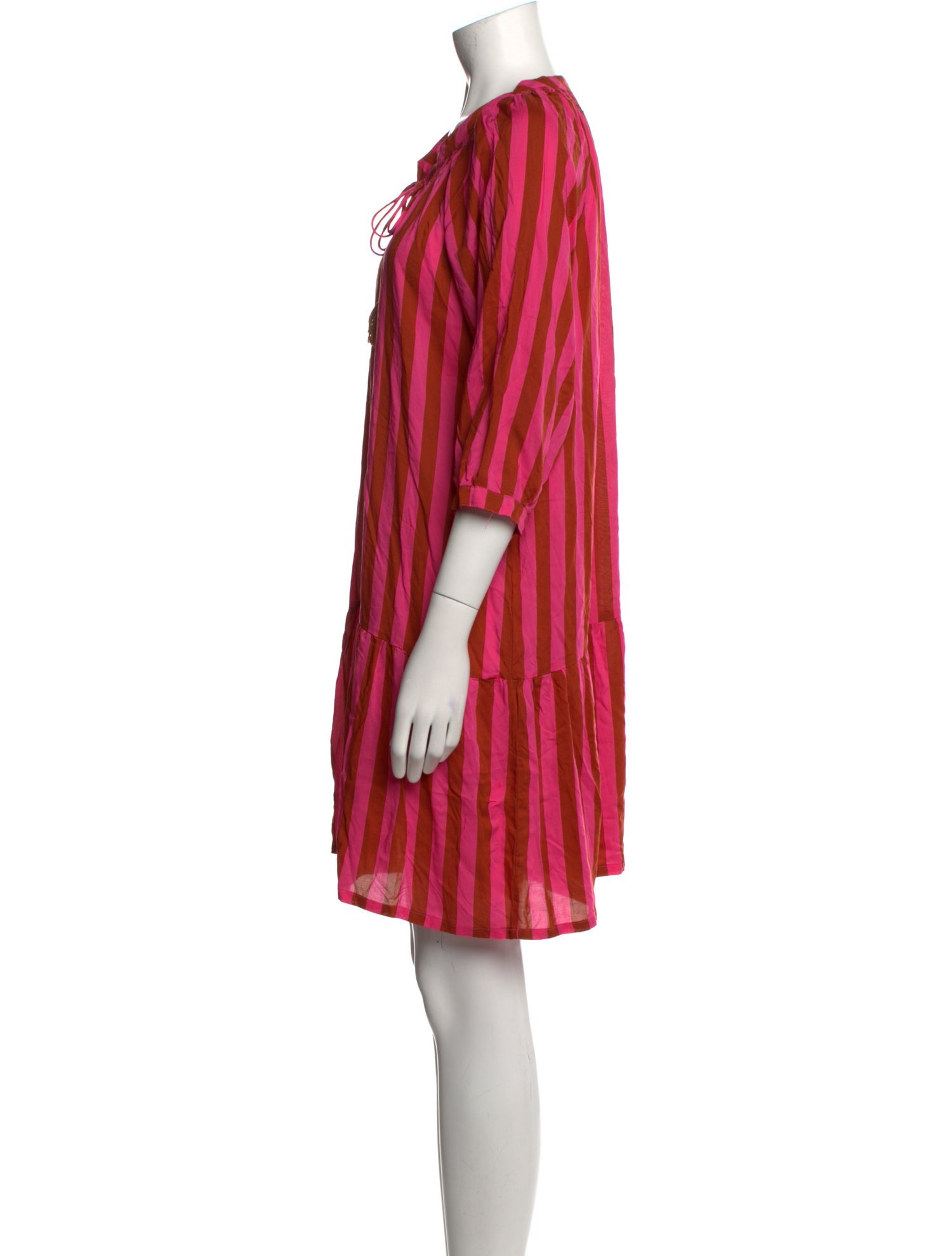 Natalie Martin Striped Mini Dress