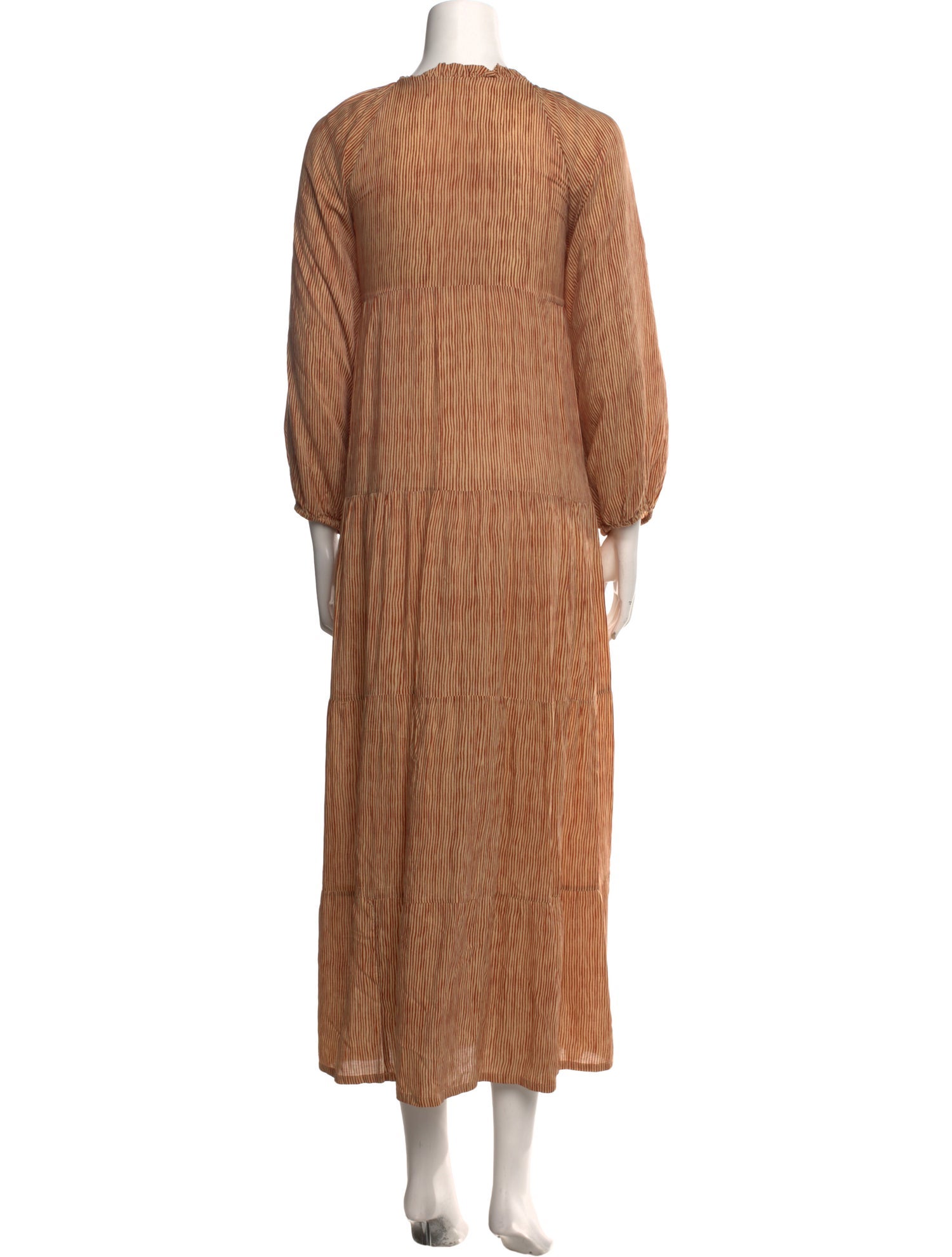 Natalie Martin Striped Long Dress