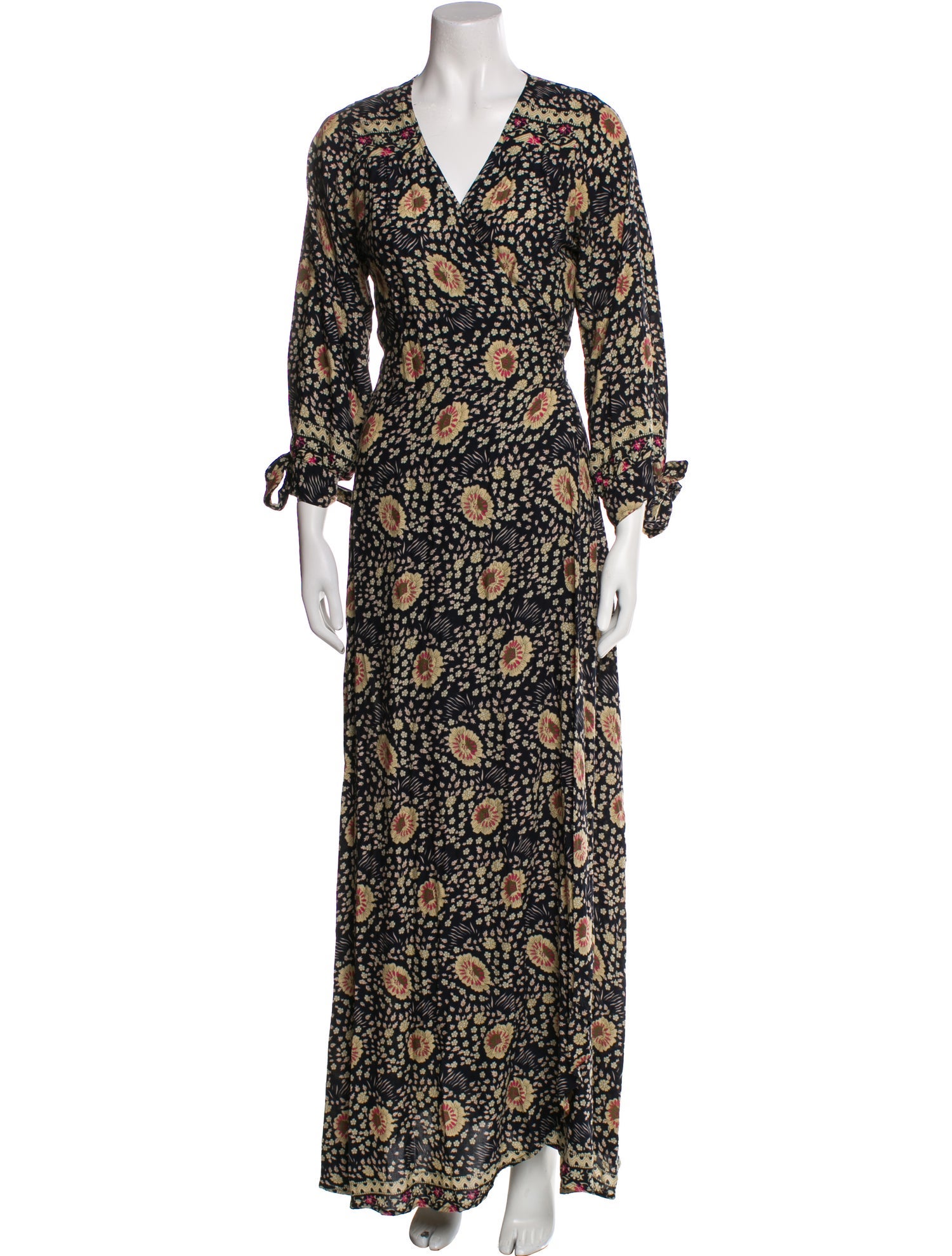 Natalie Martin Floral Print Long Dress
