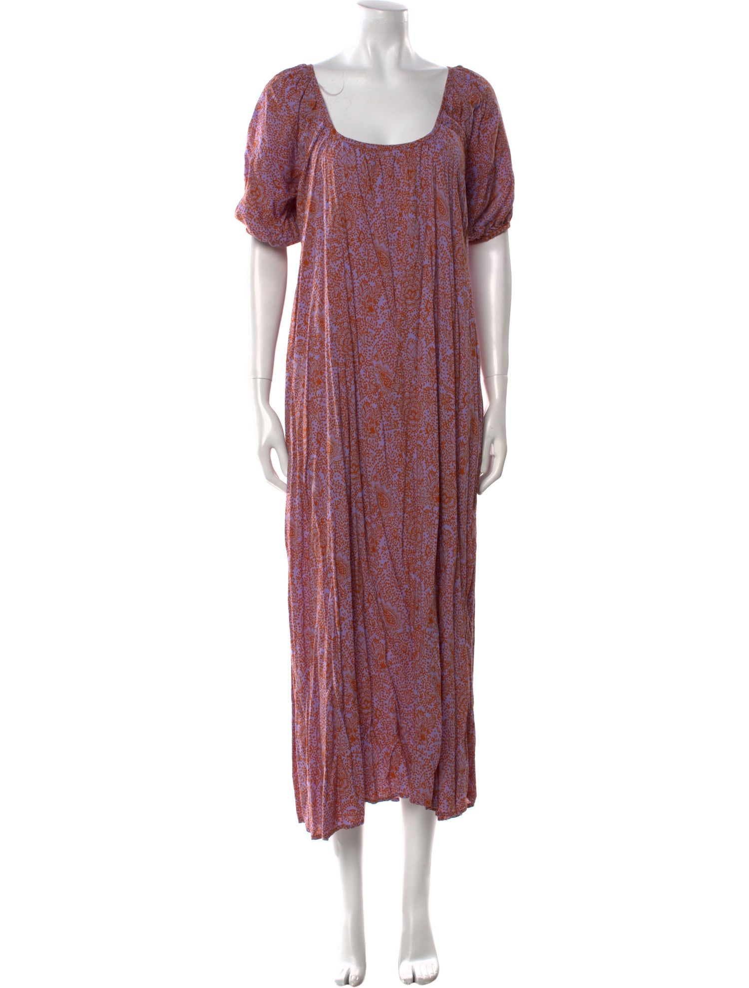 Natalie Martin Paisley Print Long Dress