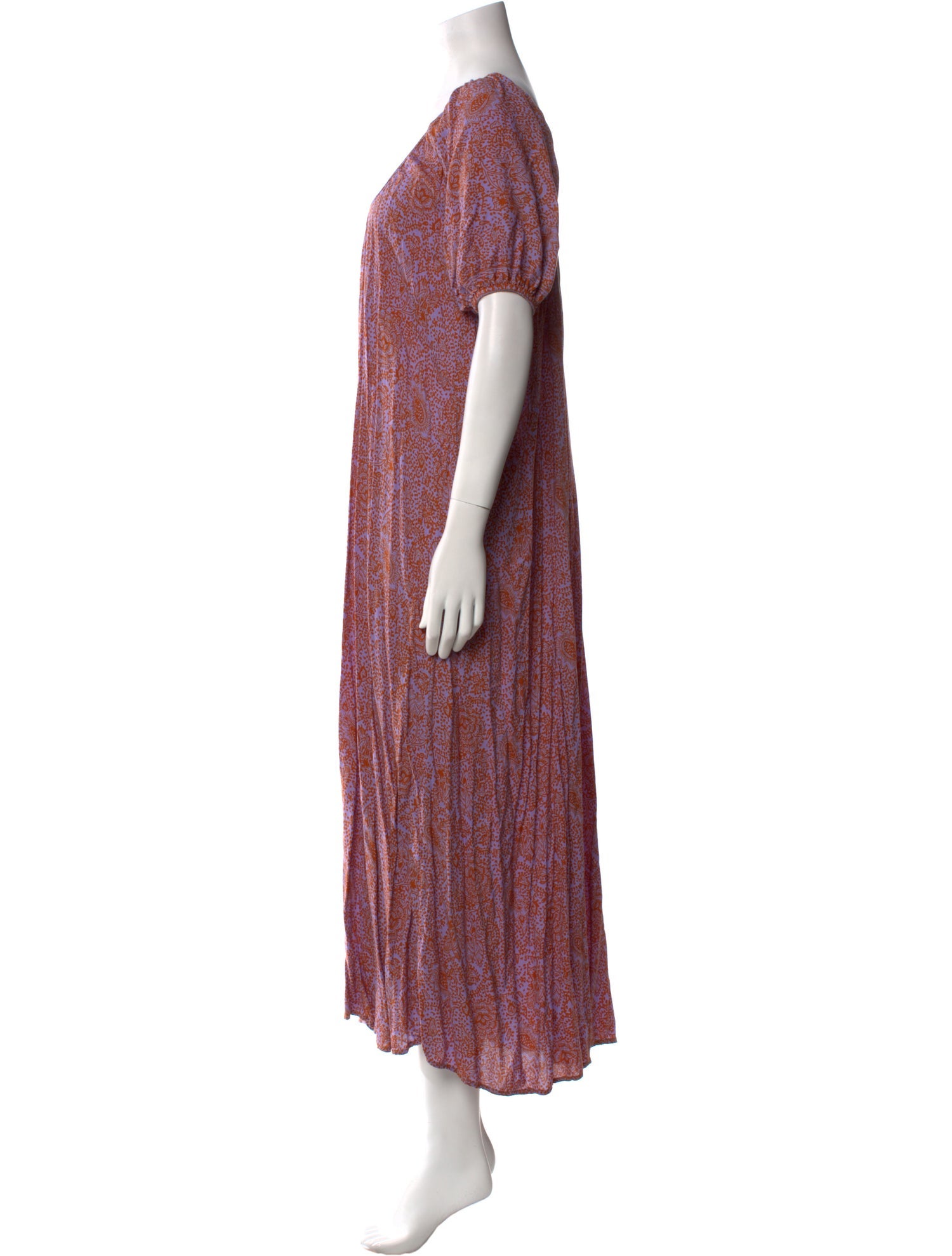 Natalie Martin Paisley Print Long Dress