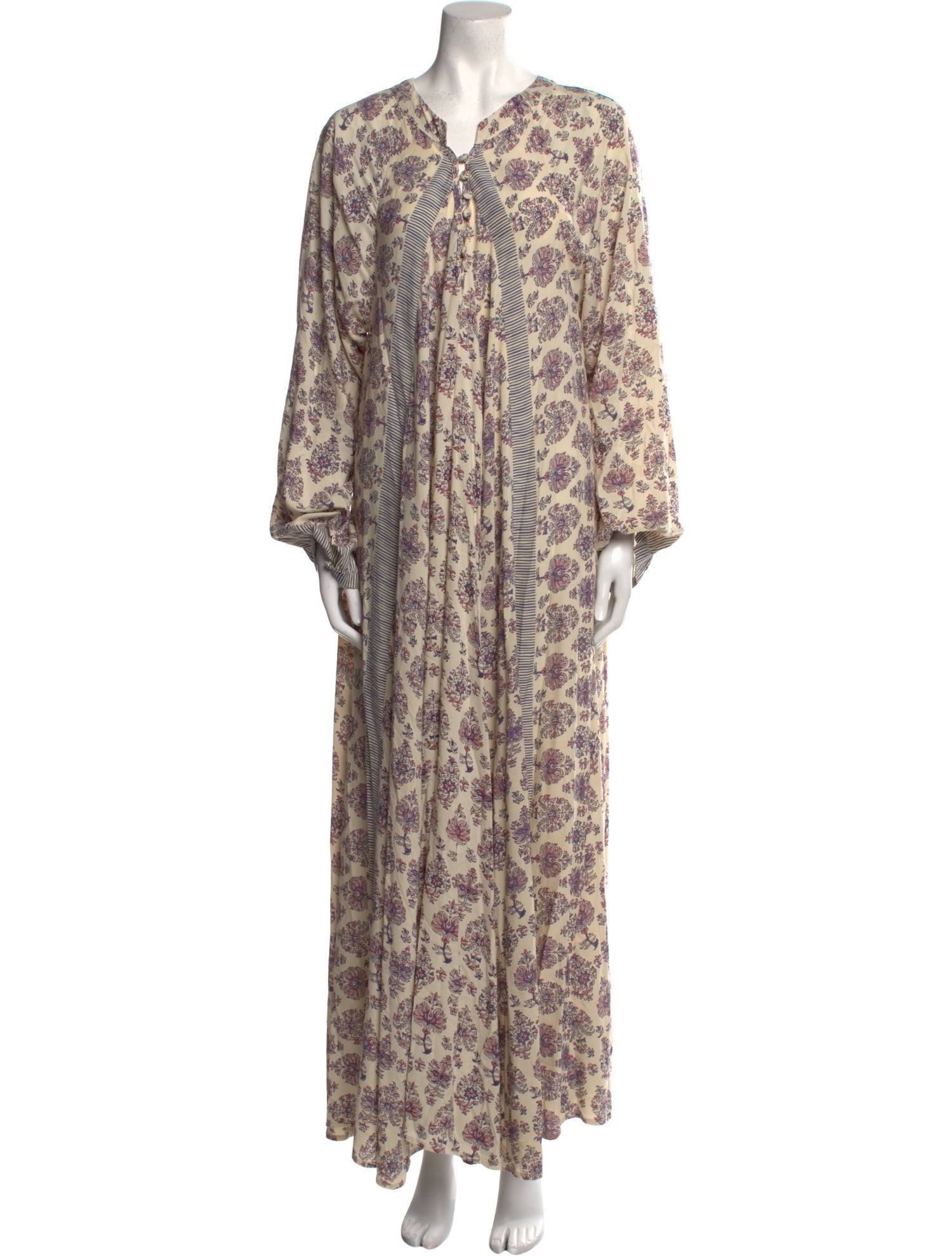 Natalie Martin Floral Print Long Dress