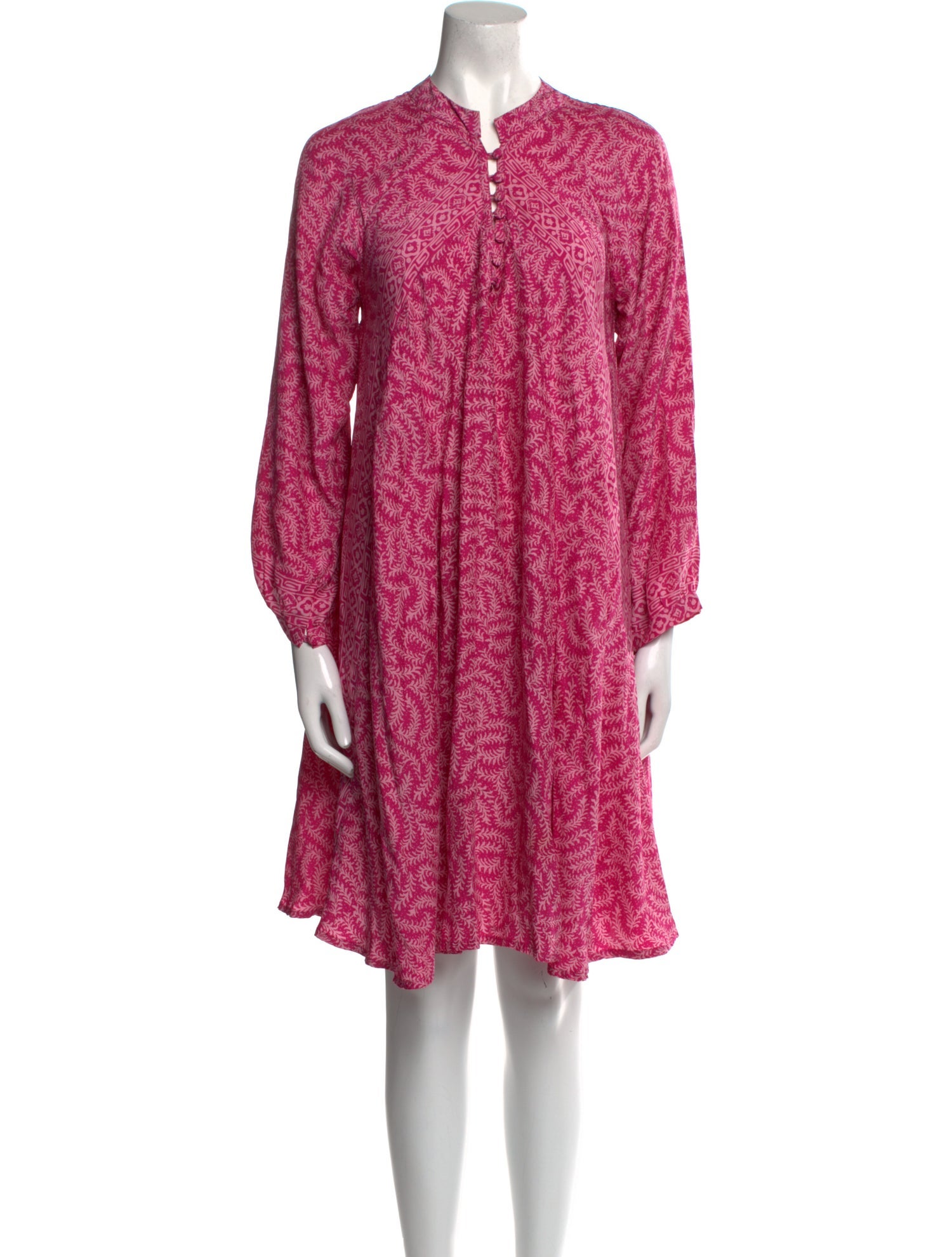 Natalie Martin Silk Knee-Length Dress