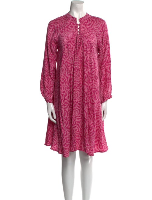 Natalie Martin Silk Knee-Length Dress