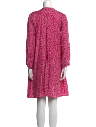 Natalie Martin Silk Knee-Length Dress