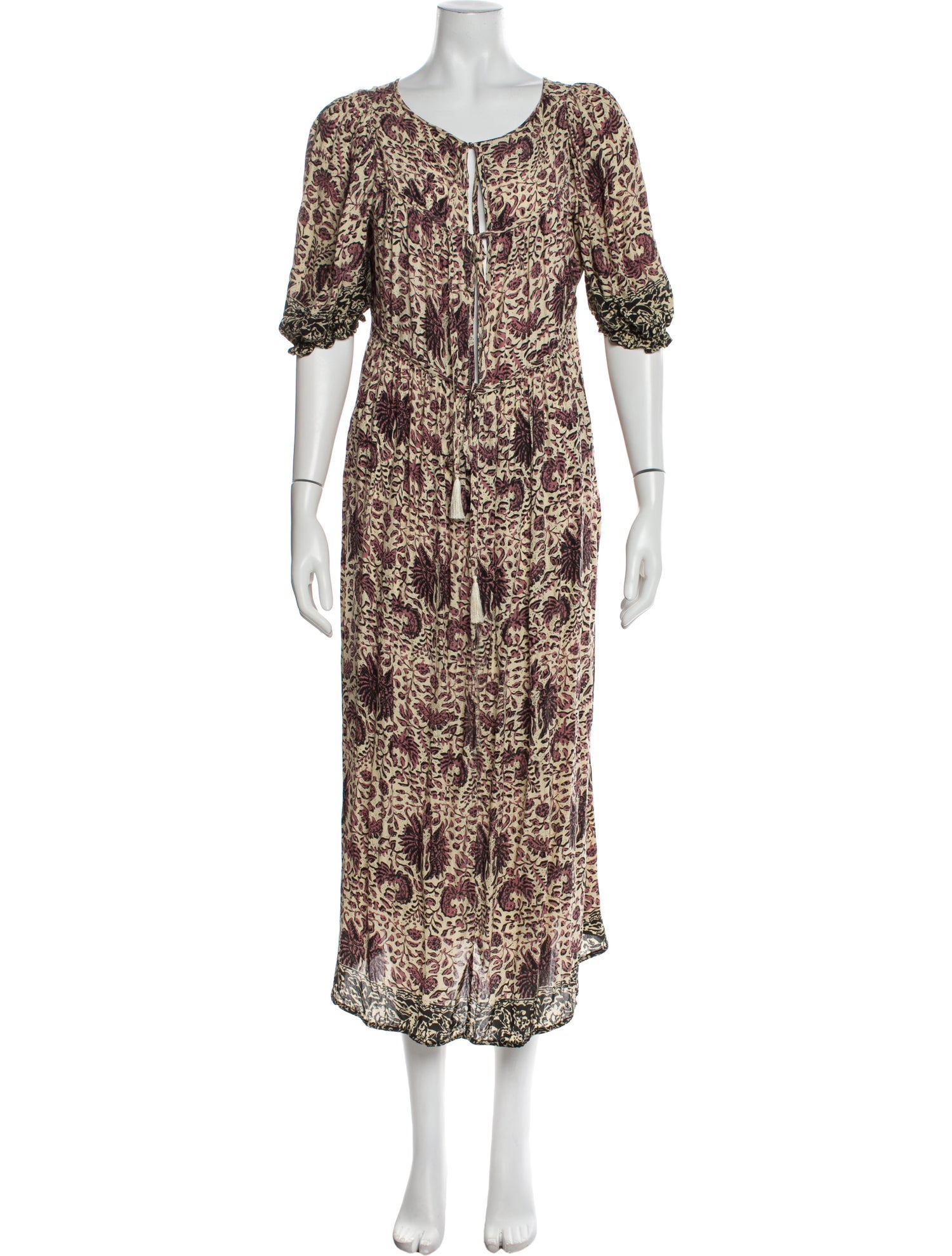 Natalie Martin Silk Long Dress