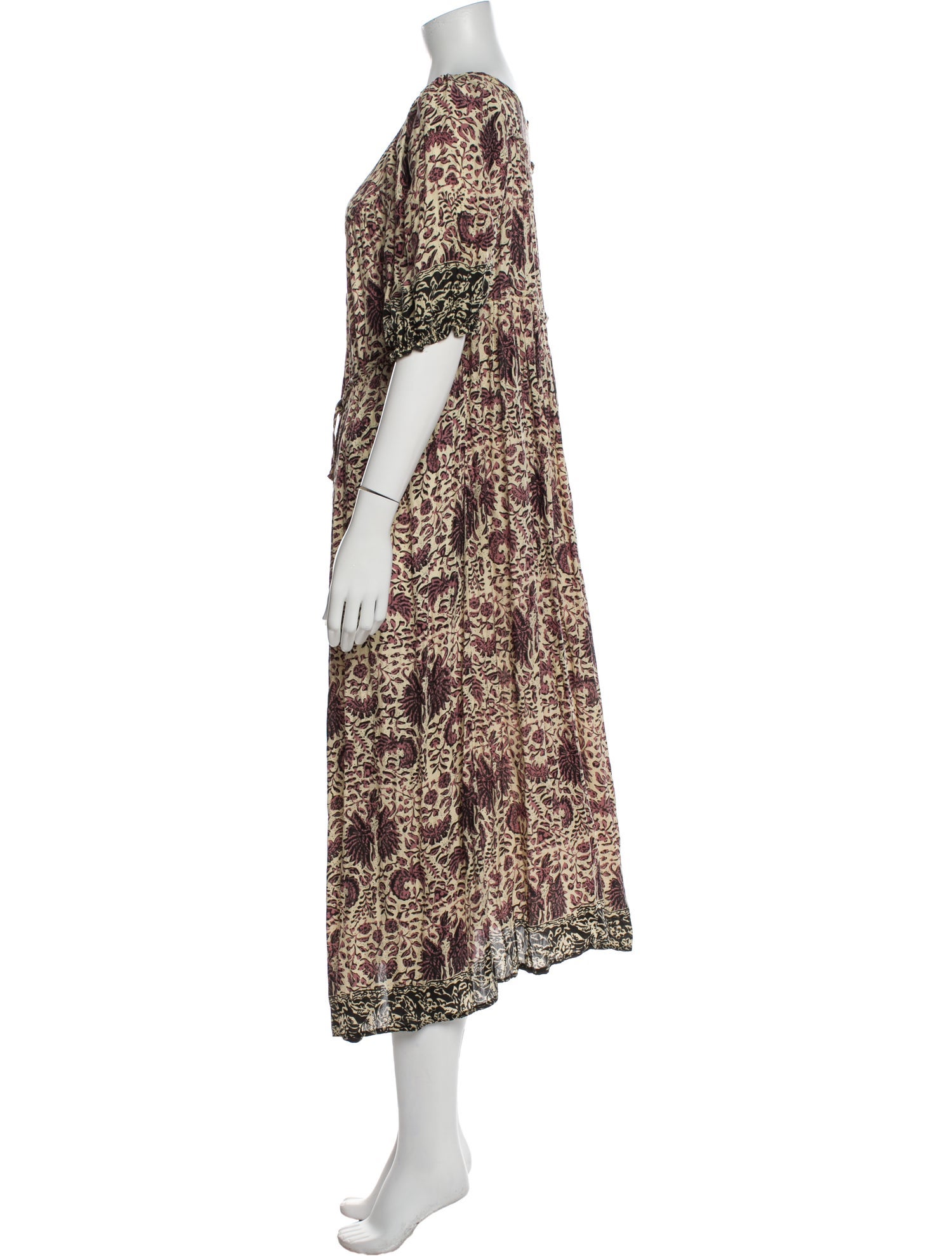 Natalie Martin Silk Long Dress