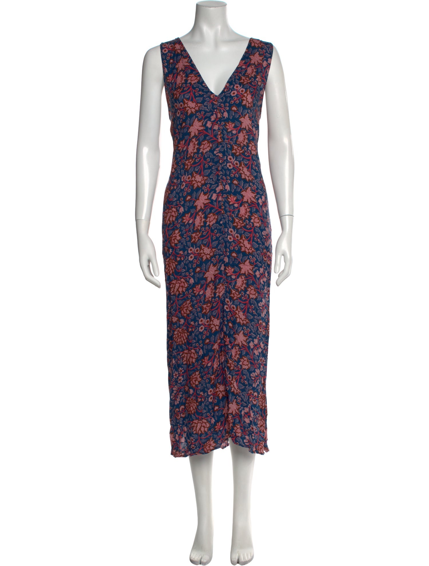 Natalie Martin Floral Print Long Dress