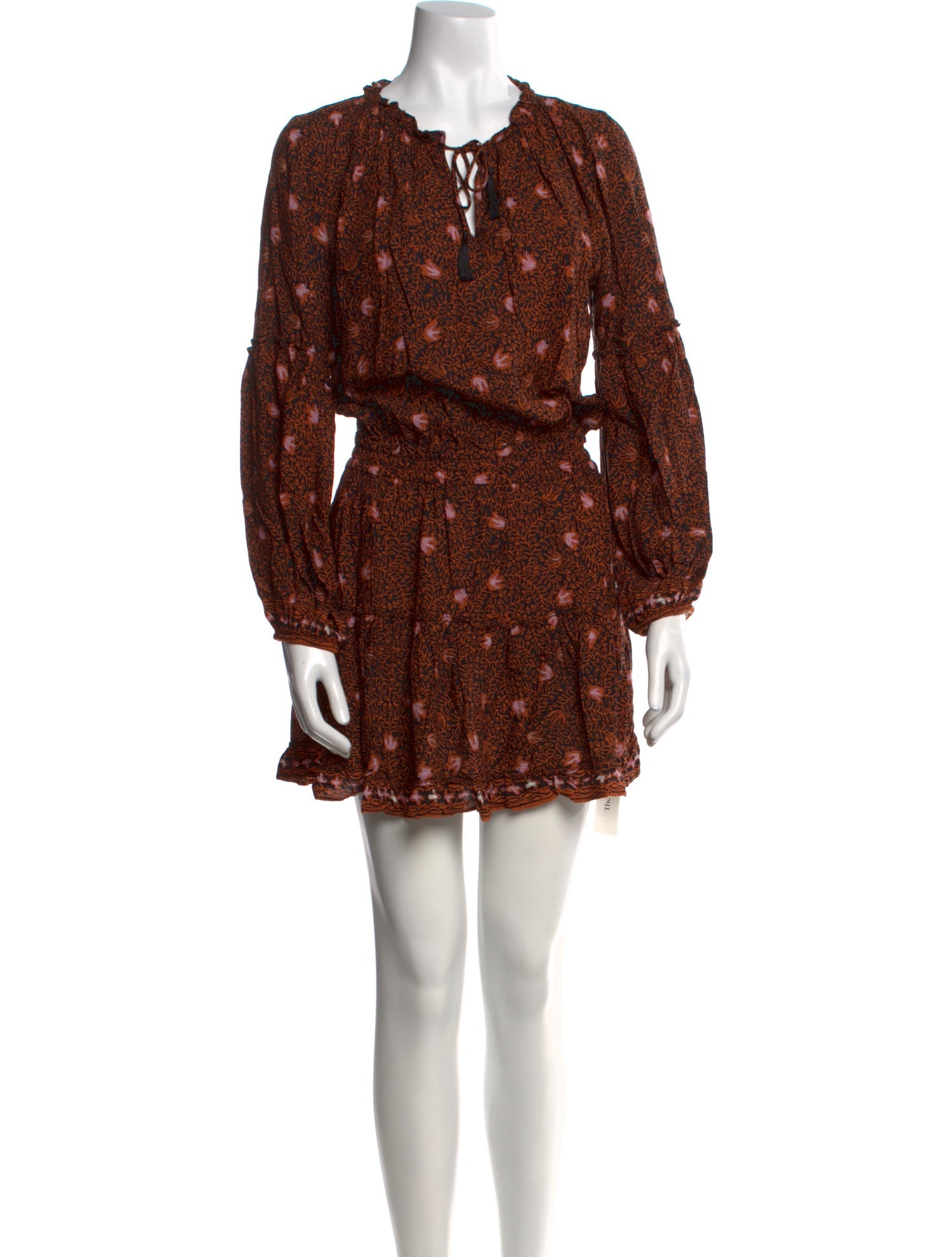 Natalie Martin Floral Print Mini Dress