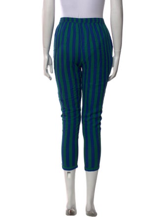 Natalie Martin Striped Skinny Leg Pants