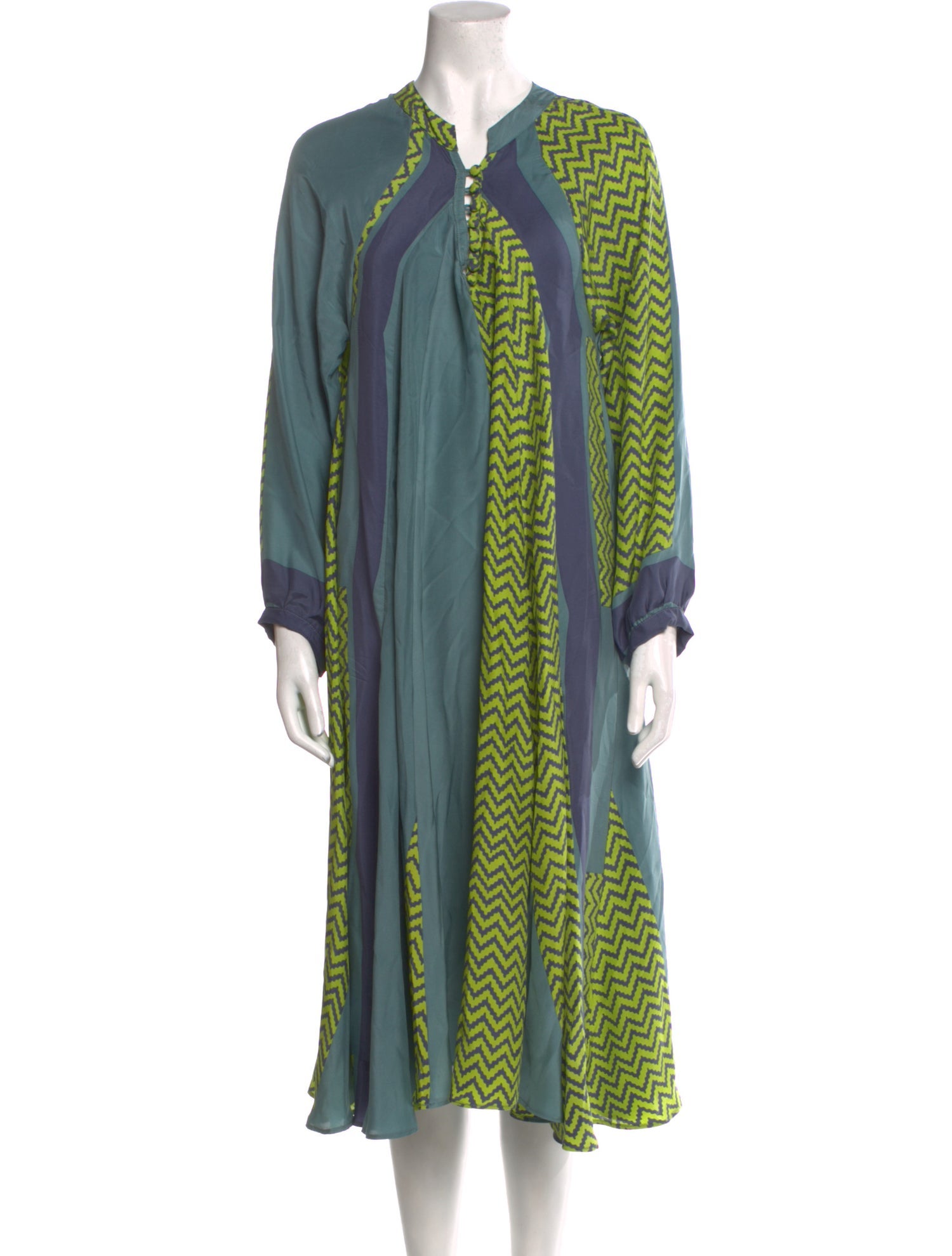 Natalie Martin Silk Midi Length Dress