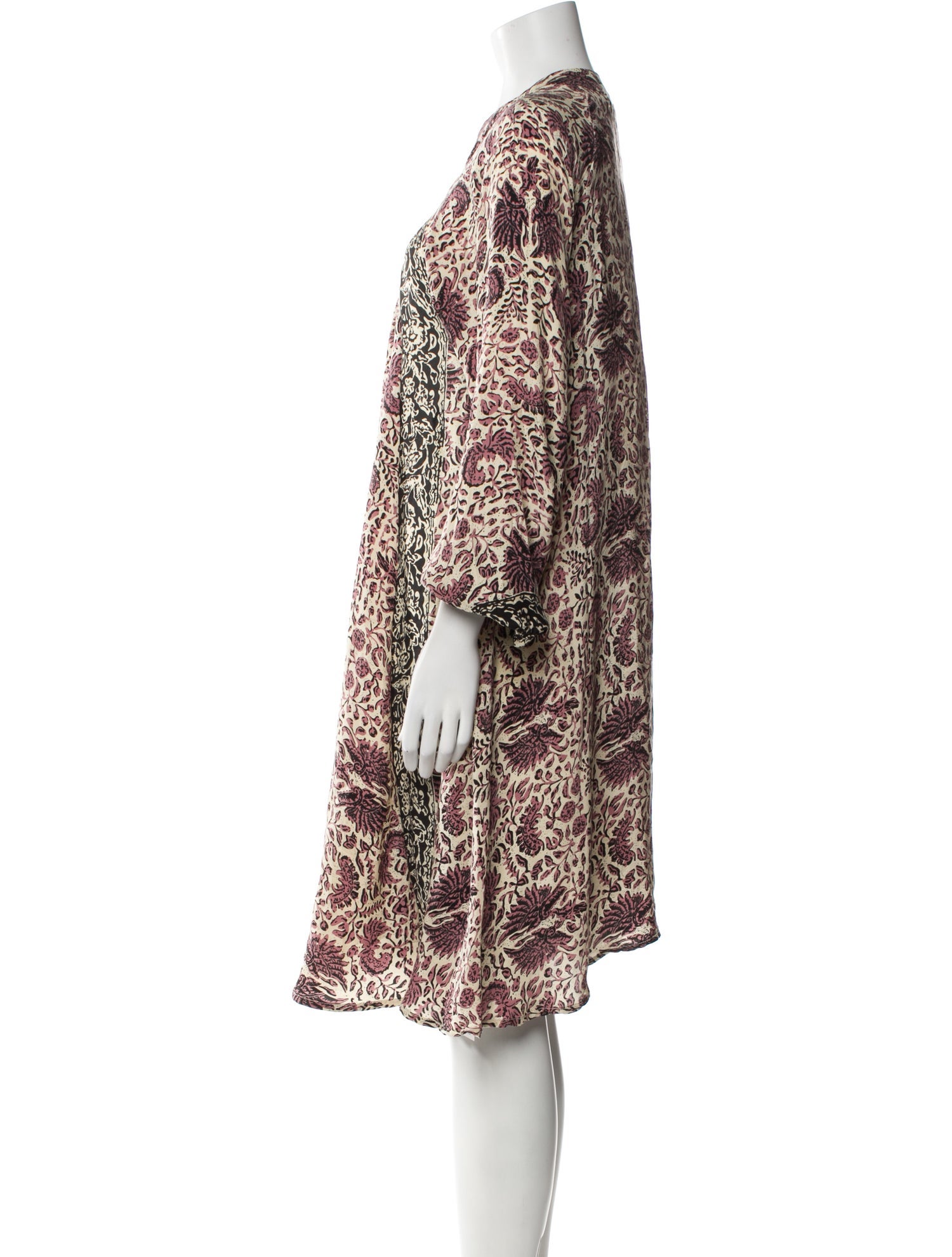 Natalie Martin Silk Knee-Length Dress