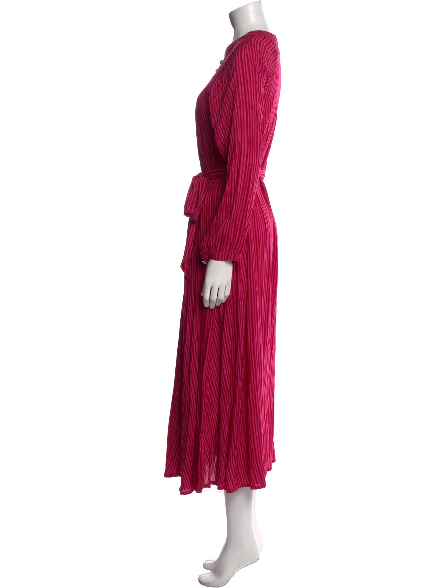 Natalie Martin Crew Neck Long Dress