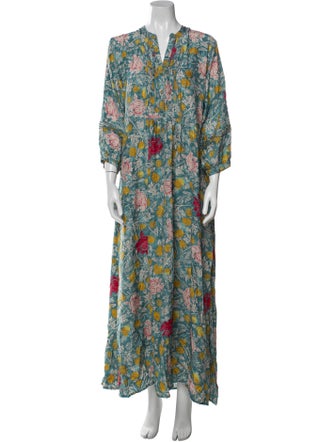 Natalie Martin Silk Long Dress