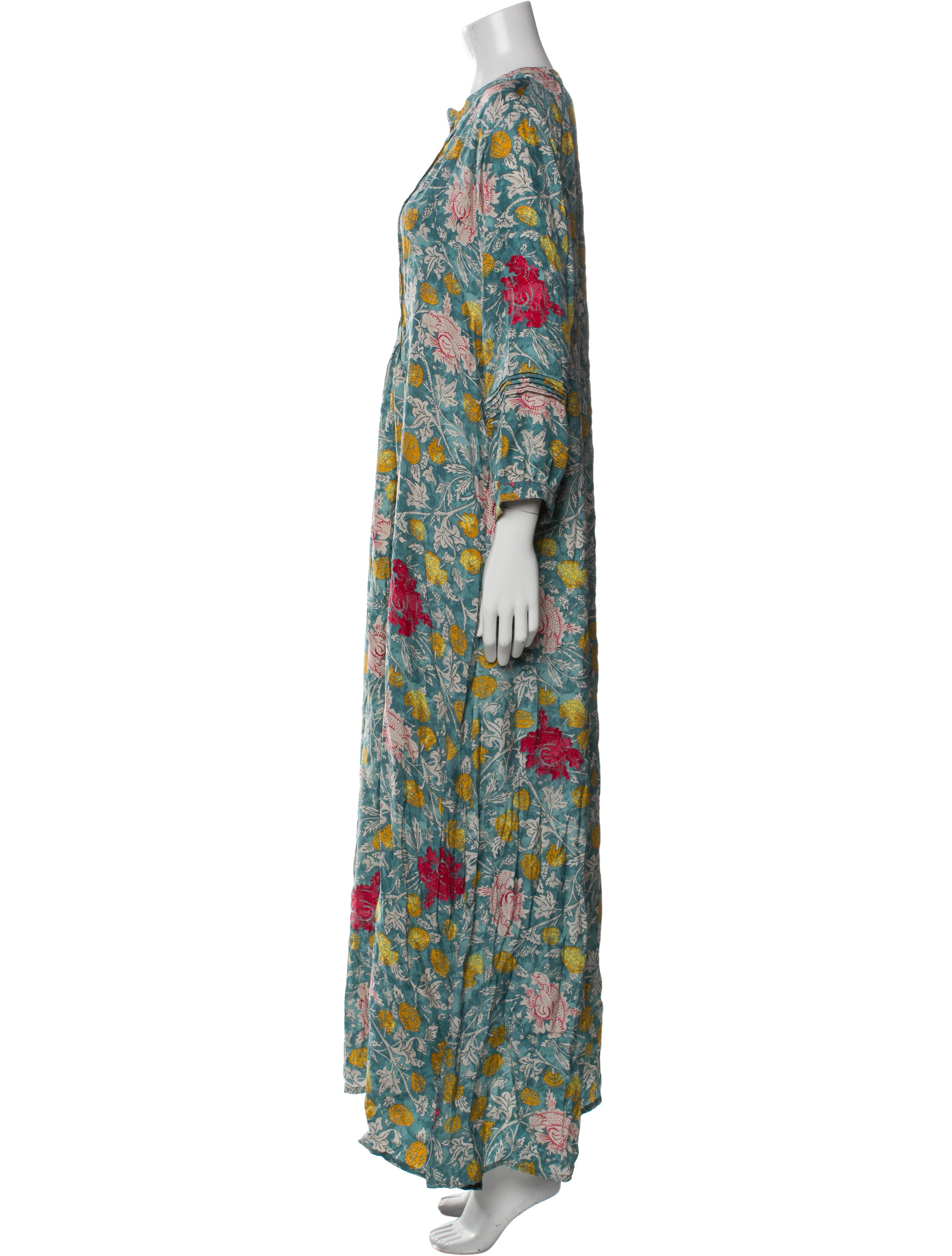Natalie Martin Silk Long Dress