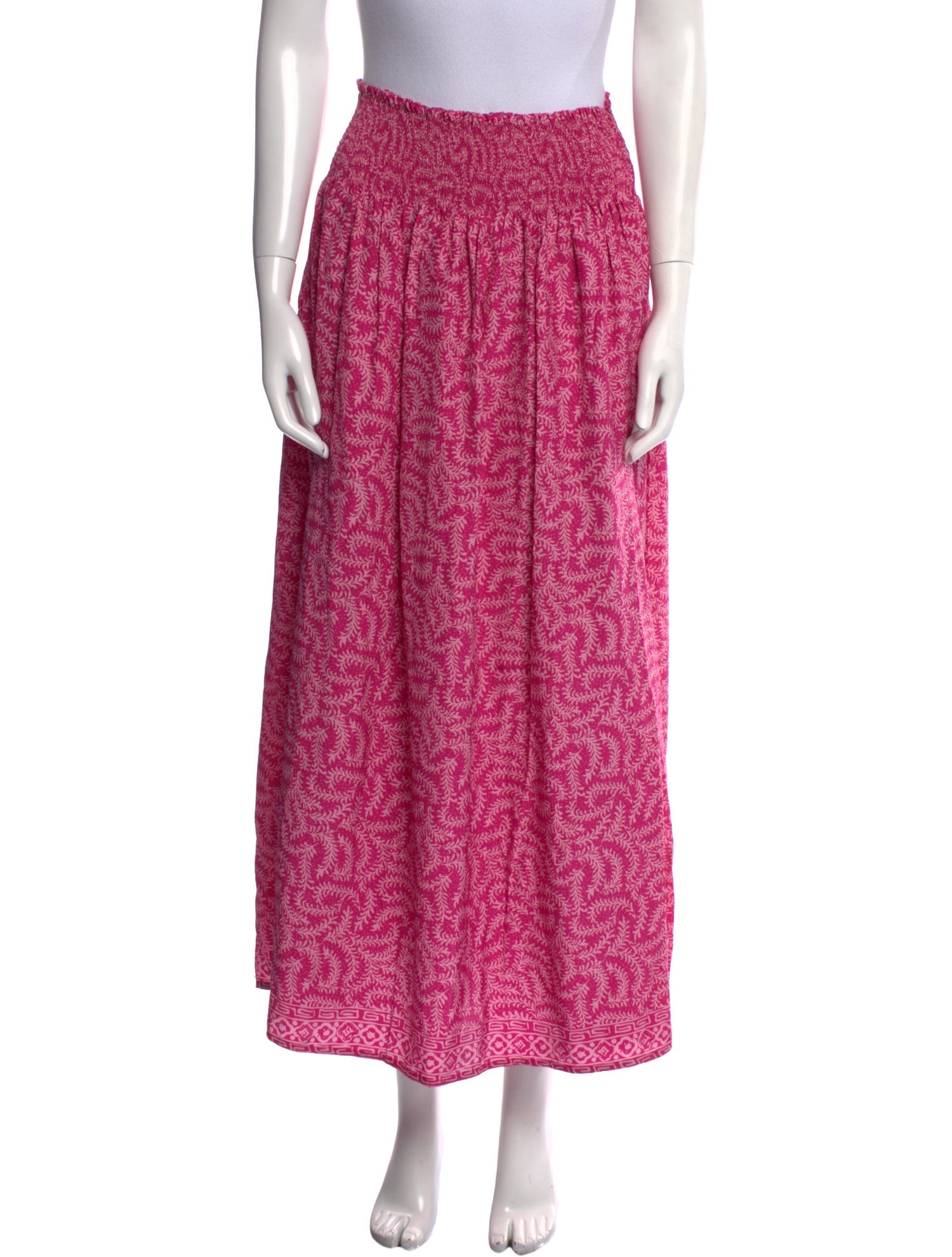 Natalie Martin Silk Midi Length Skirt