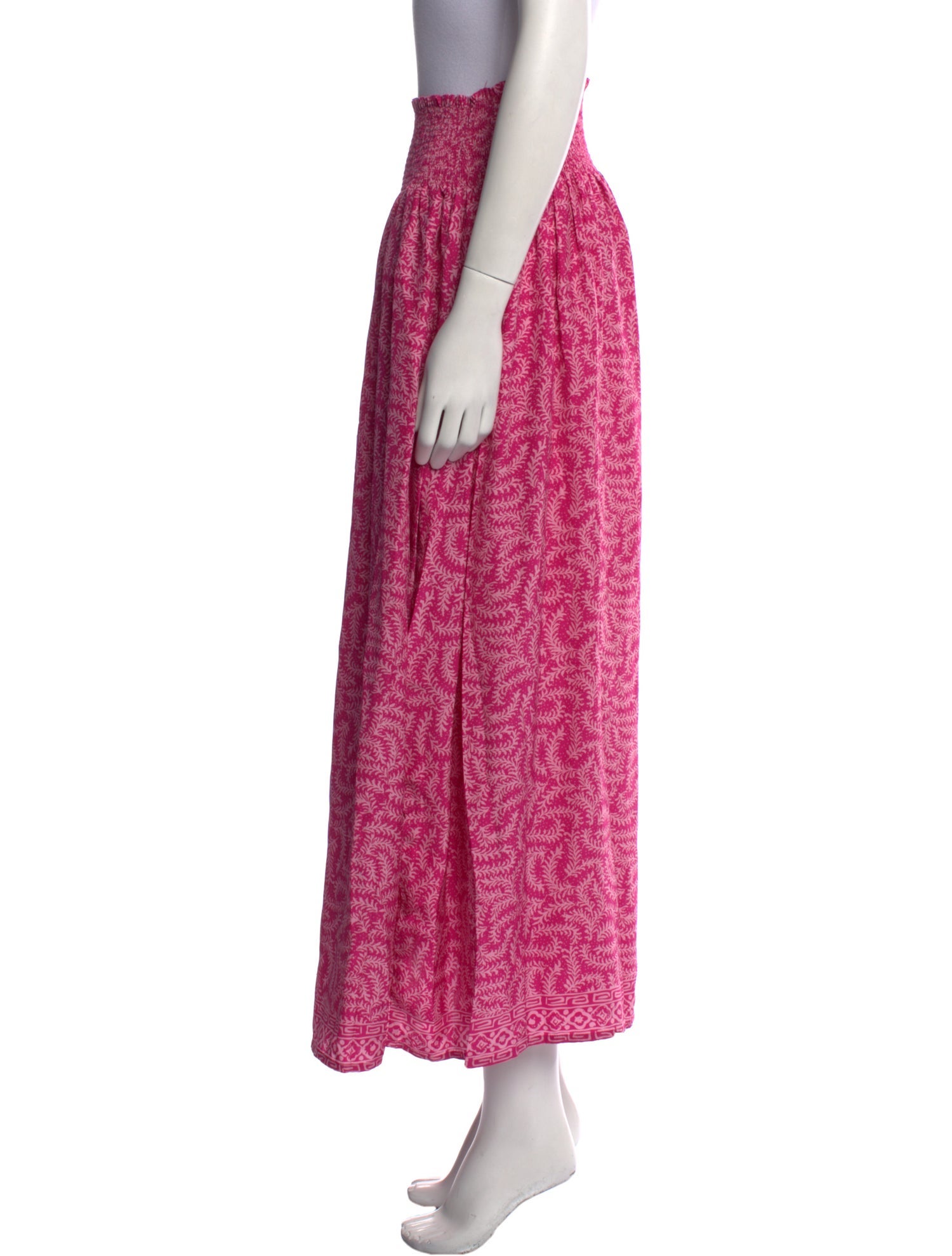 Natalie Martin Silk Midi Length Skirt